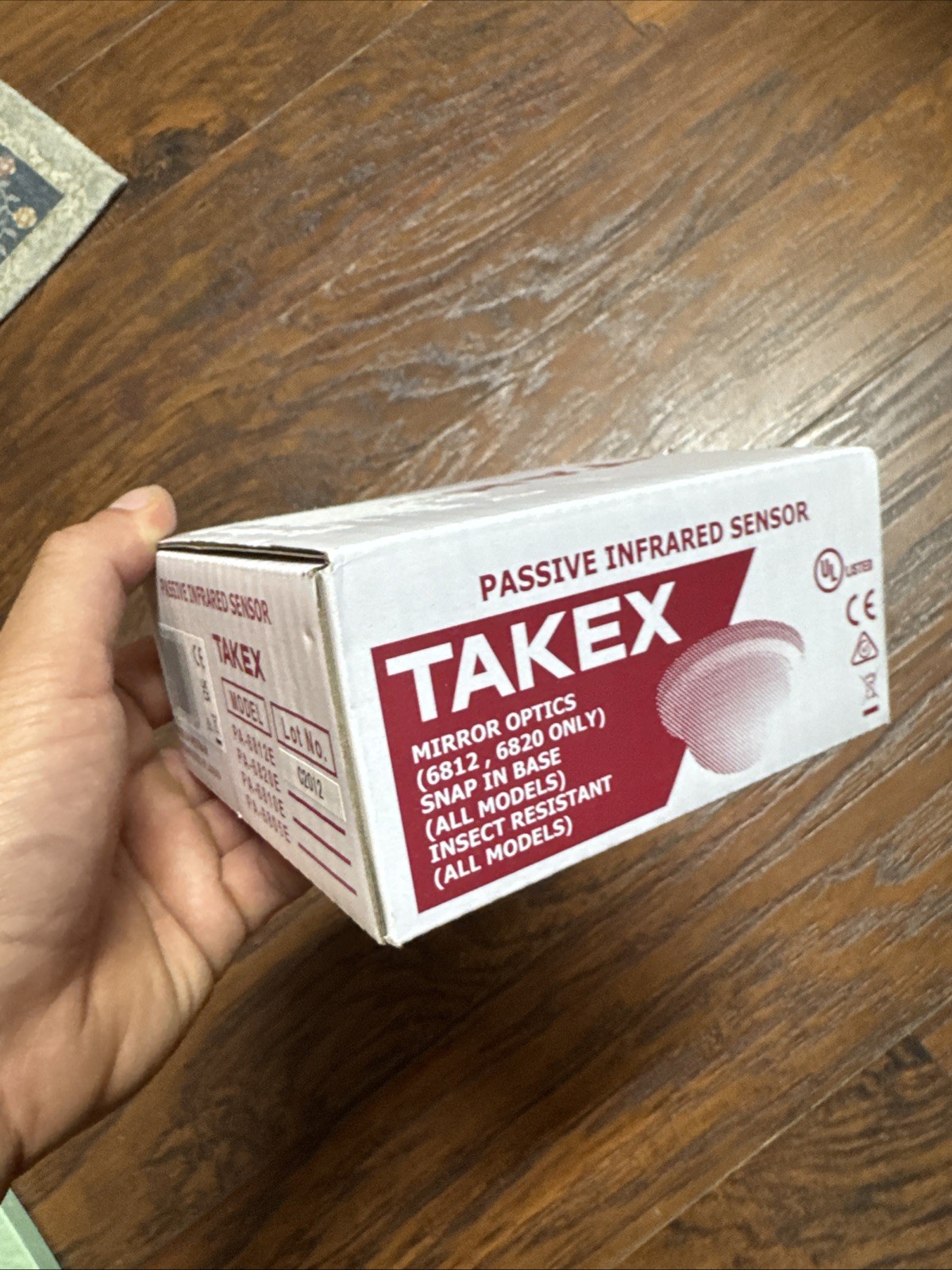 Takex PA-6812E Passive Infrared Sensor