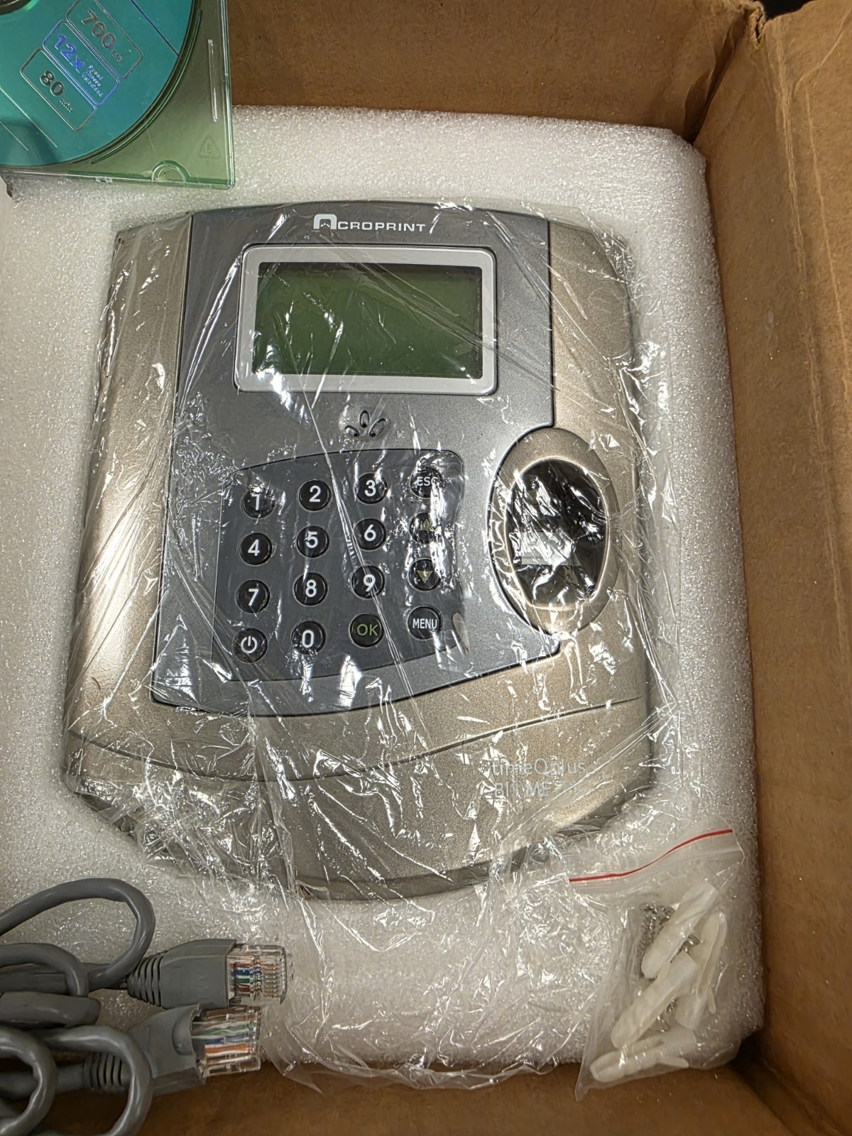 TimeQPlus Biometric Time Clock