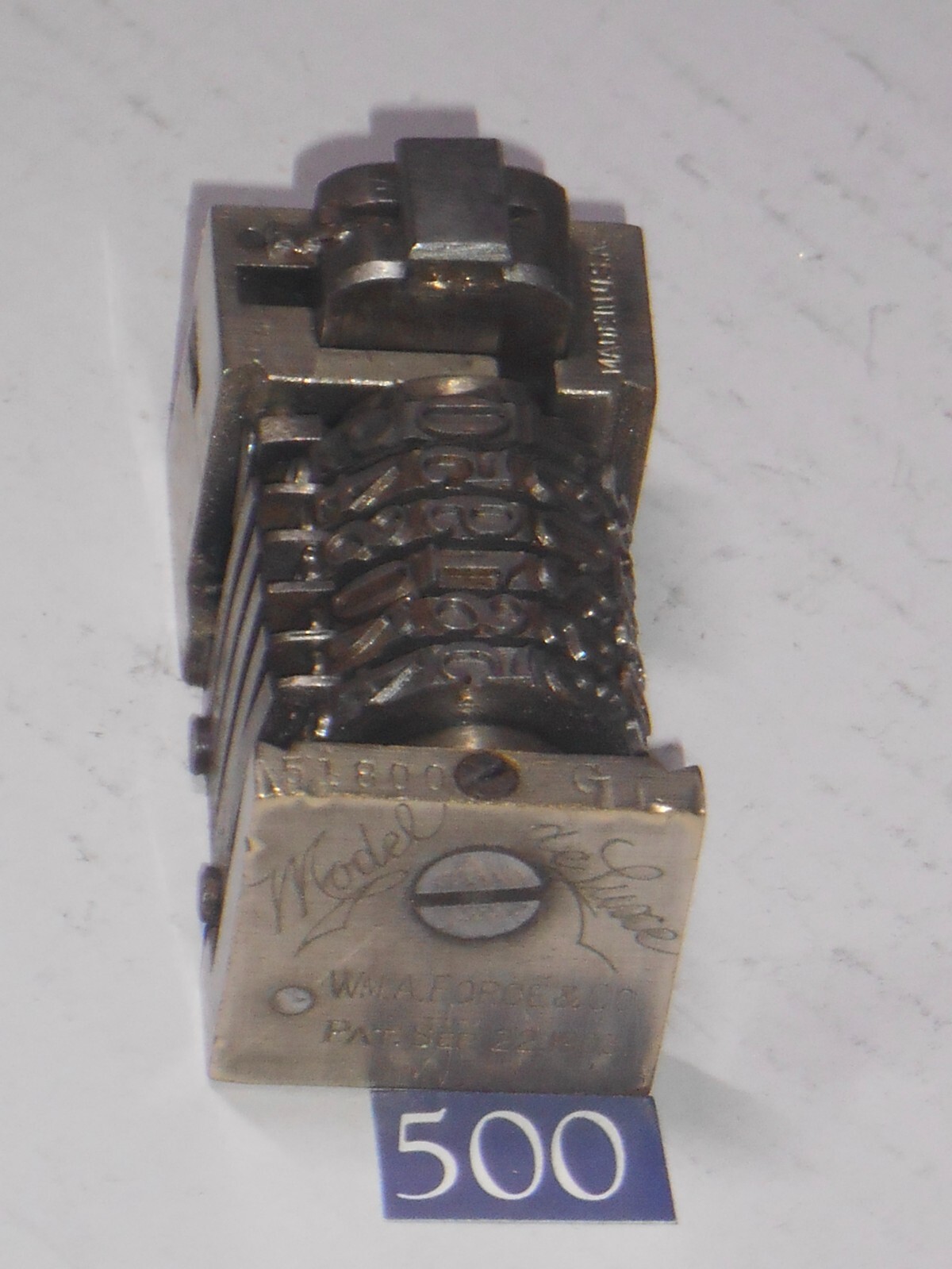WMA Letterpress Numbering machine | 500