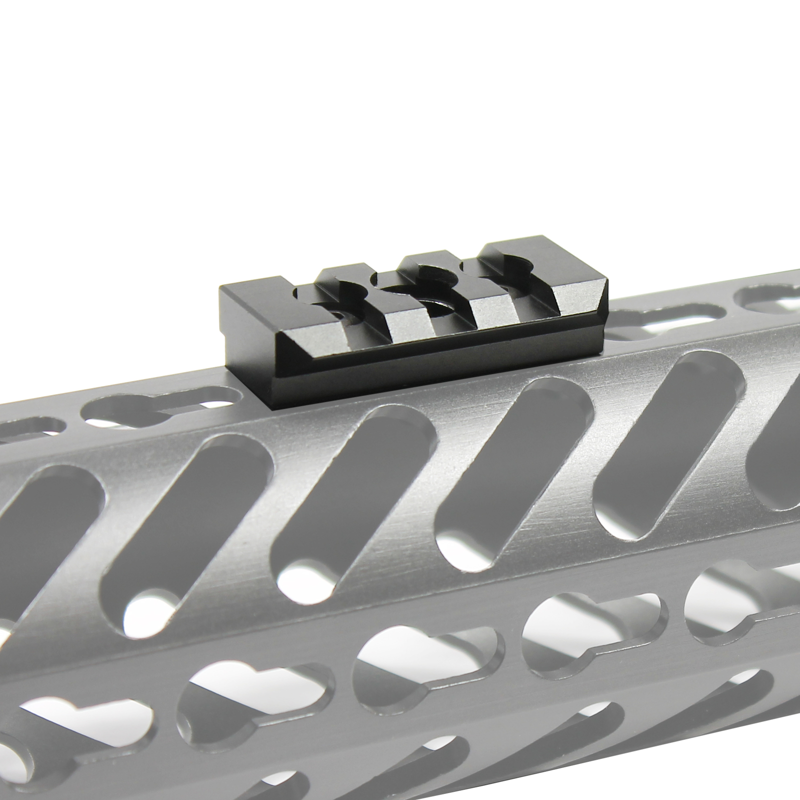 Keymod & M-LOK 3 Slot Picatinny Rail Section with QD Push Button Sling Swivel