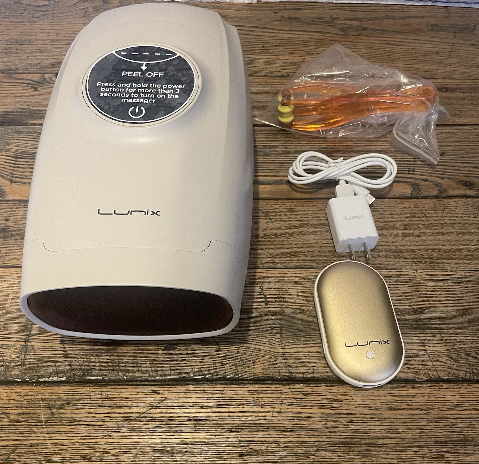 Lunix LX7 Electric Hand Massager with Compression & Touchscreen for Arthritis RD