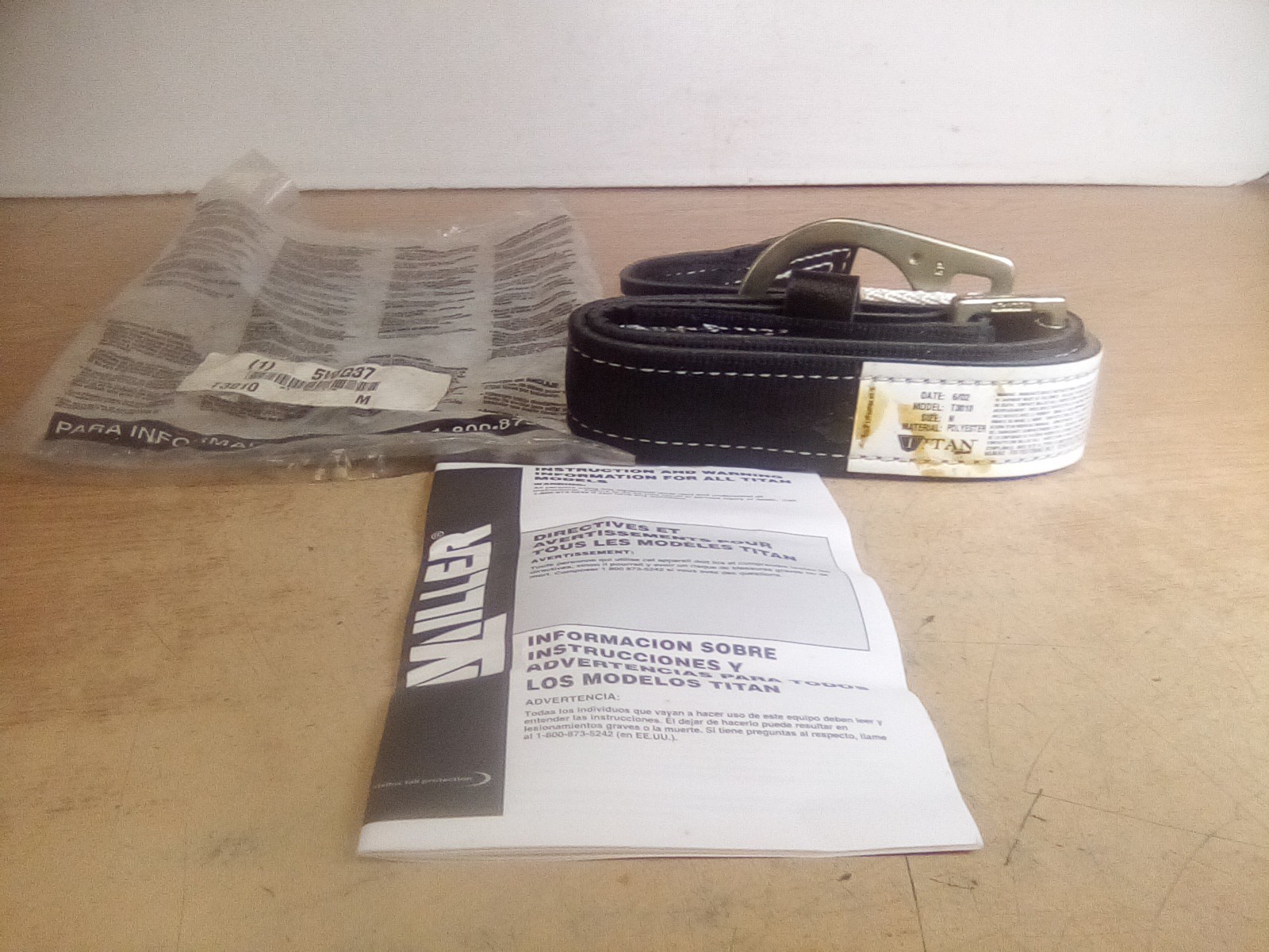 Miller Titan T3010 Size Medium Safety Belt