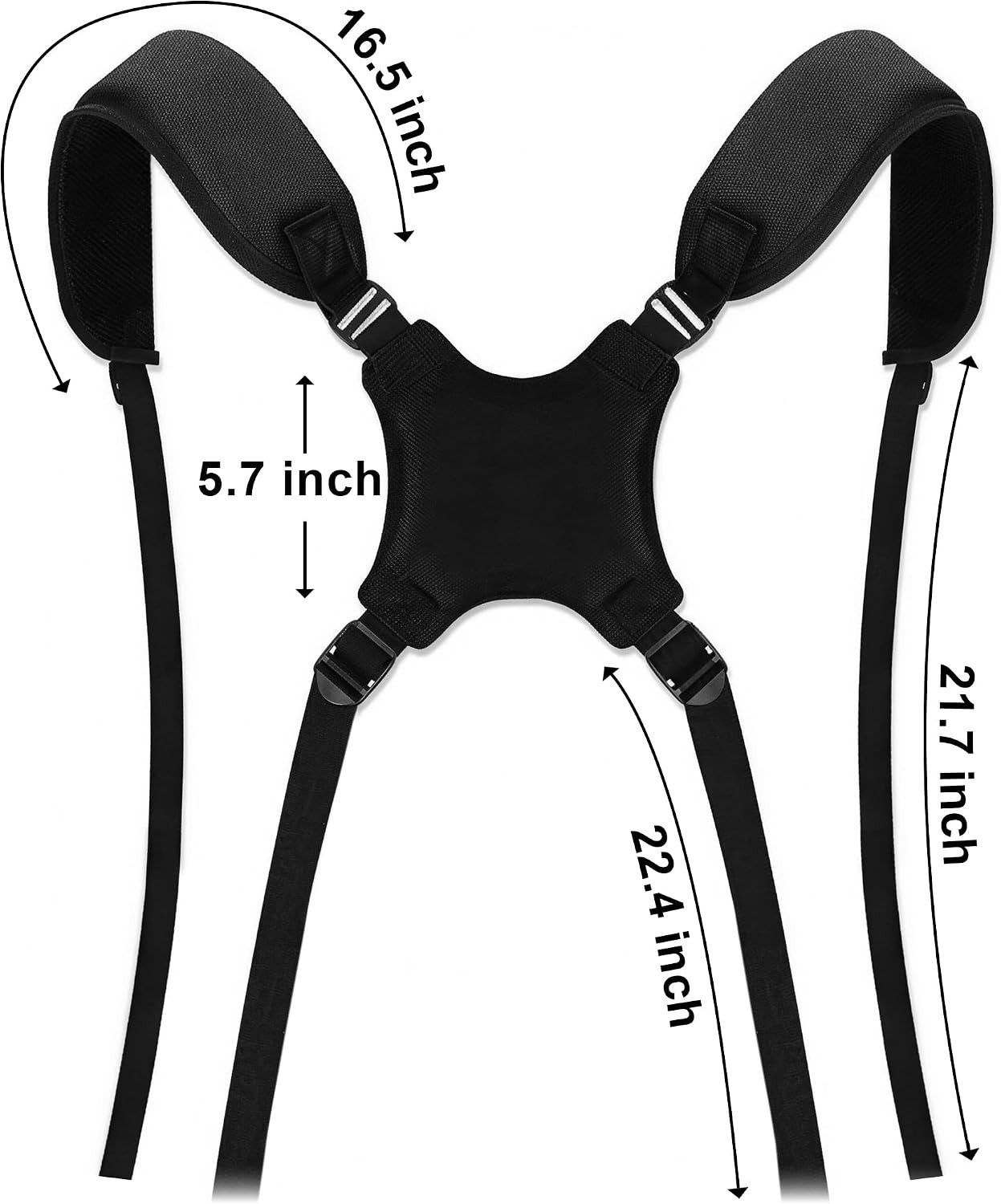 Universal Double Shoulder Strap Replacement with Padded Cushion | Adjustable ...
