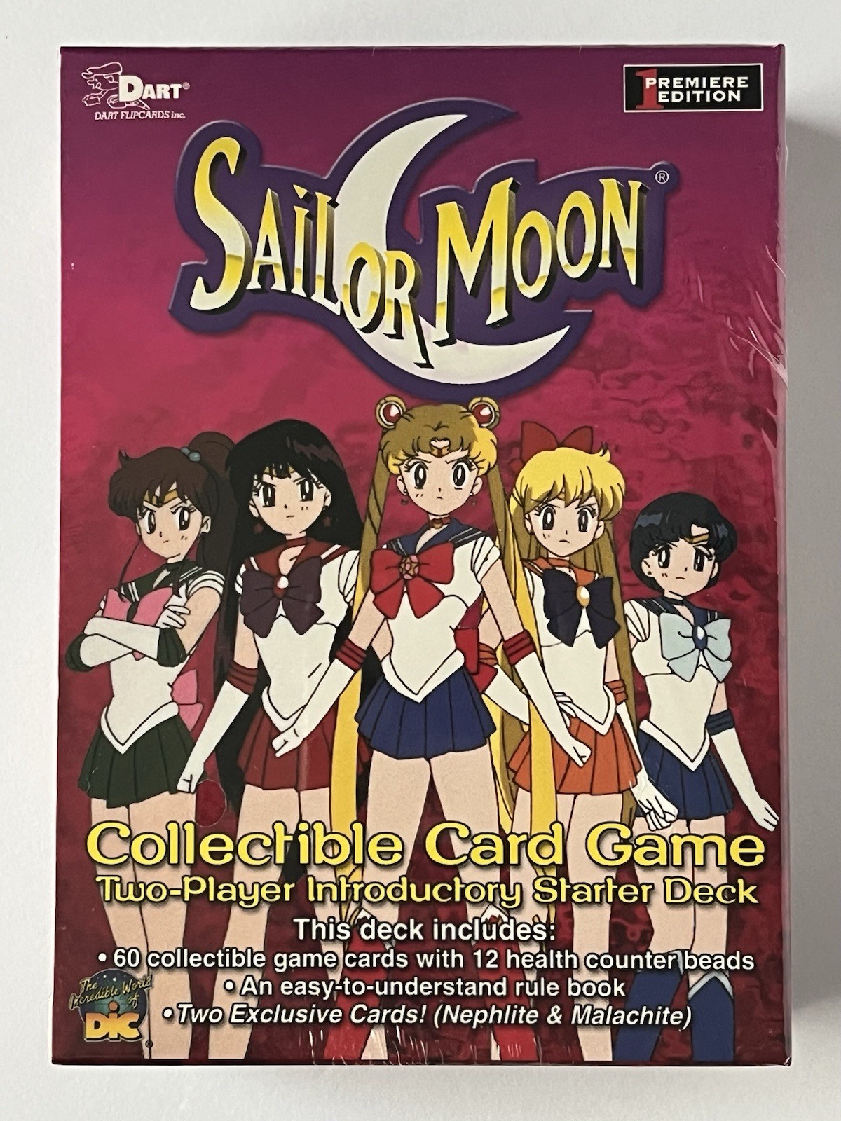 Sailor Moon 2000 Dart 1 Premiere Edition Starter Deck Sealed