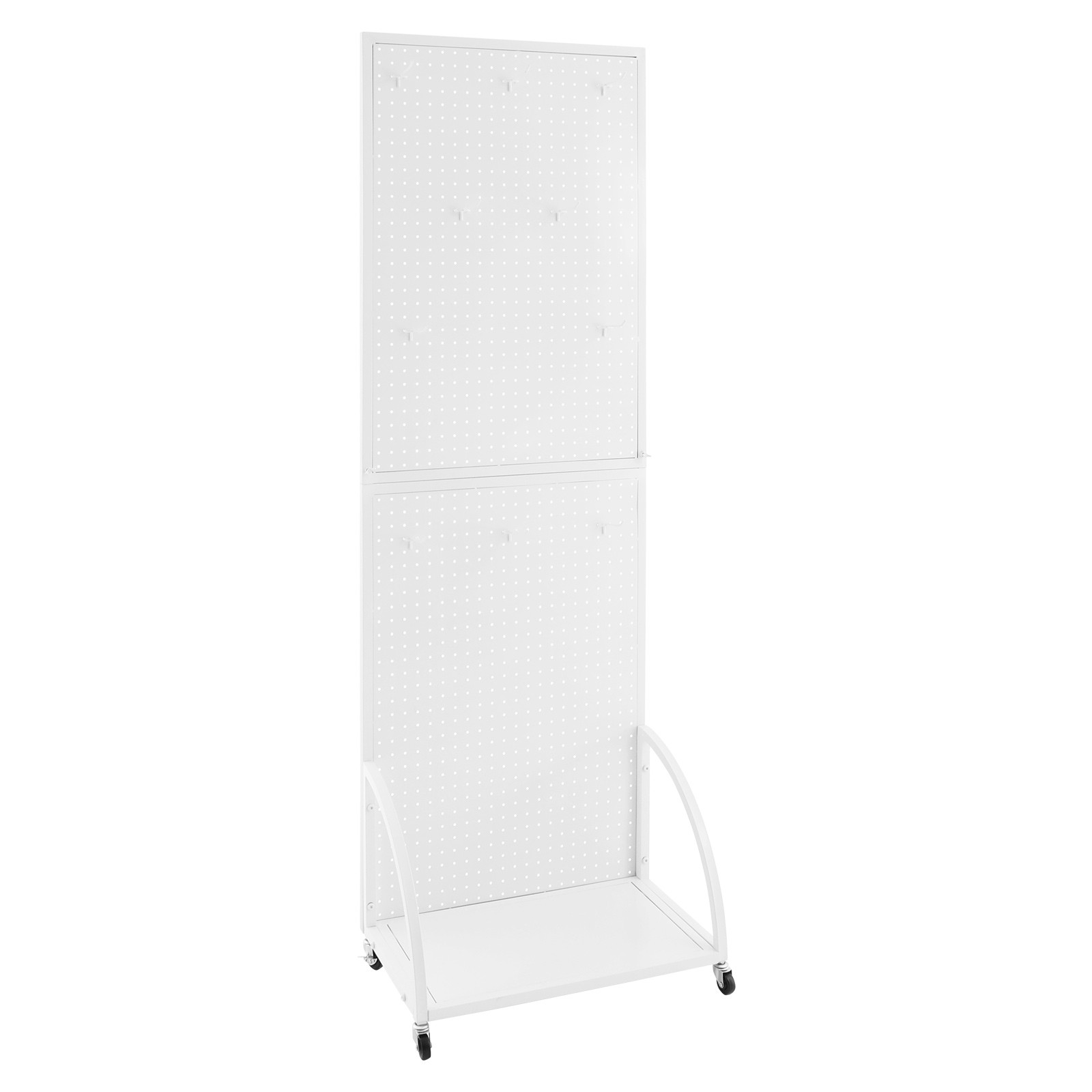 Pegboard Display Stand Retail Display Stand w/ Hooks Craft Fair Display Rack NEW