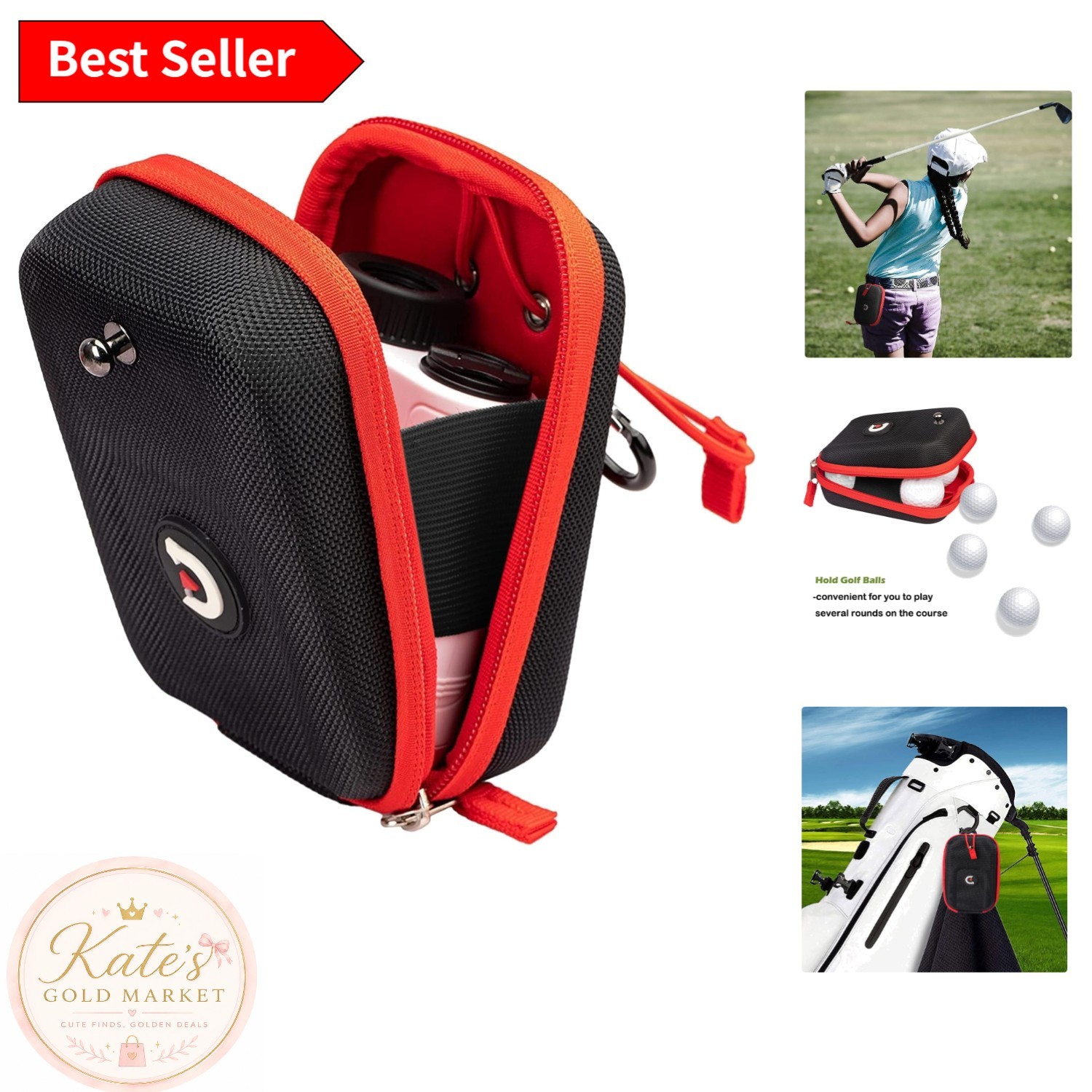 Luxury Golf Rangefinder Hard Shell Case - Fits Bushnell & Callaway, Waterproof