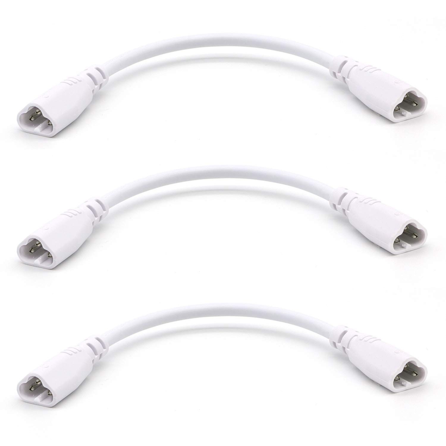 T5 T8 Led Tube Connector Cable Wire 8 Inch Double Male To Male End Ext