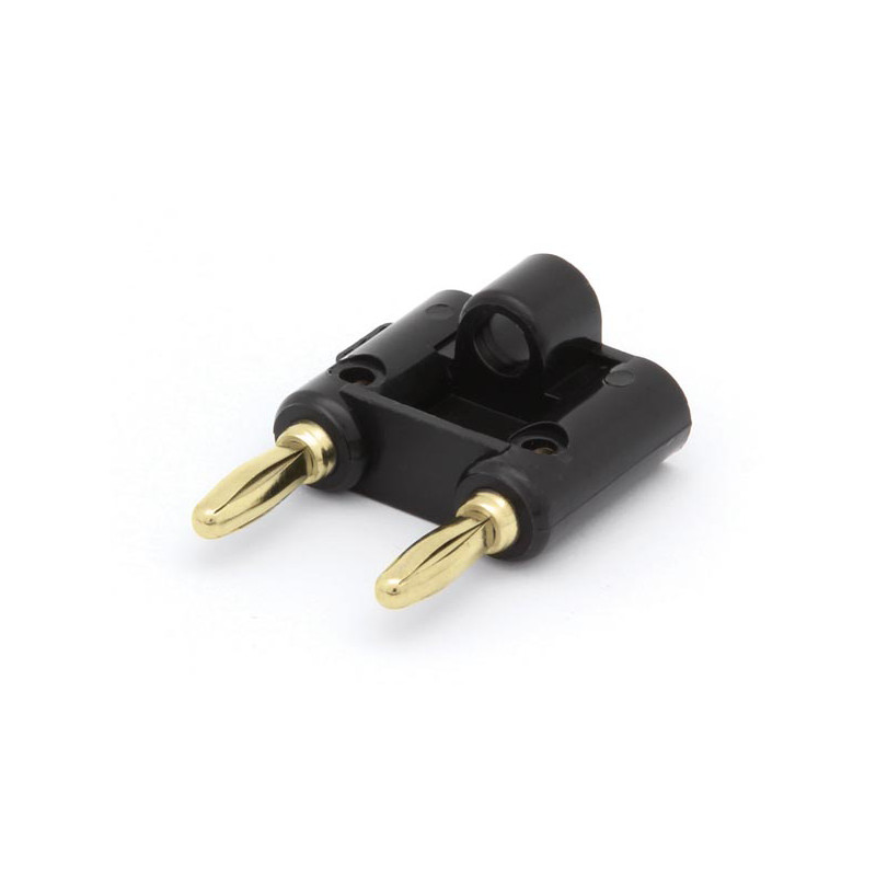 Velleman CM13B DUAL BANANA PLUG - BLACK