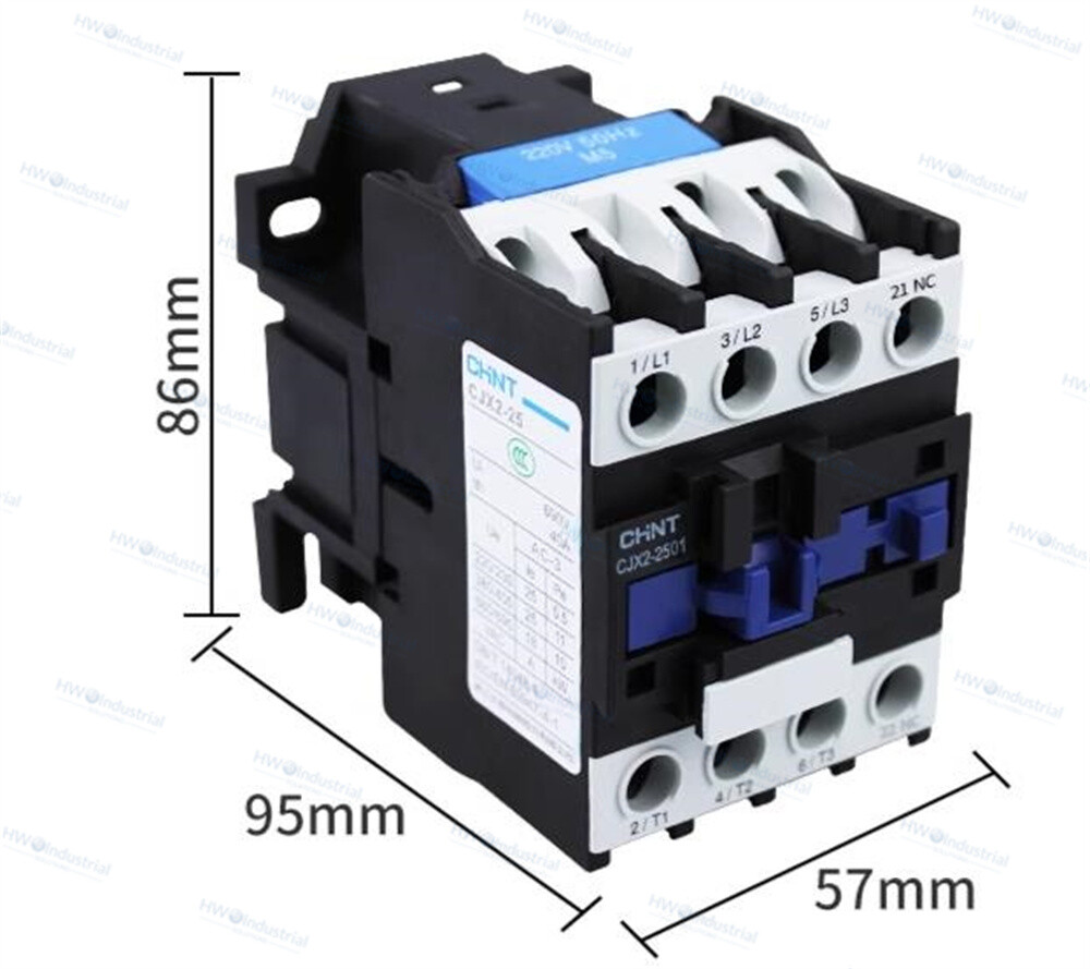 1/Piece CJX2-2501 CJX22501 AC110V AC220V AC380V NEW CHNT AC Contactor