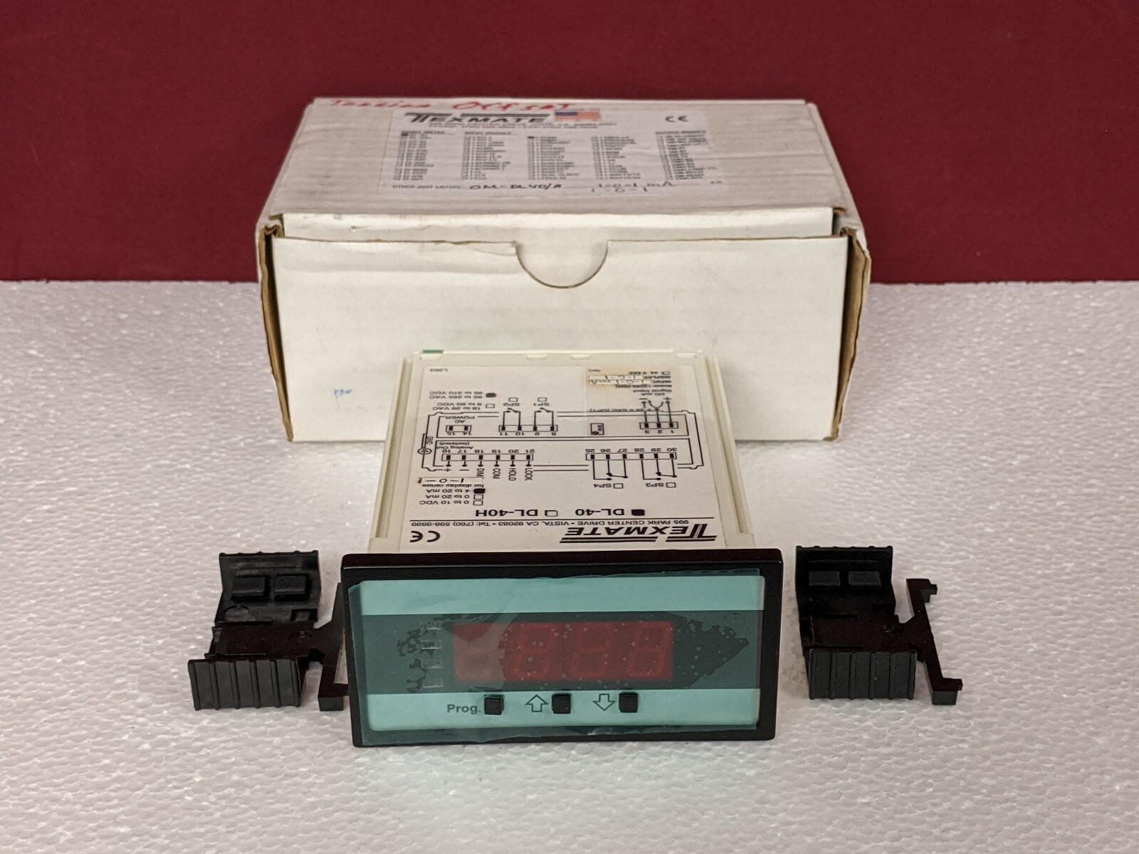 Texmate DL-40 Panel Meter / I-DCMA ID03 Input Module /  NEW NOS