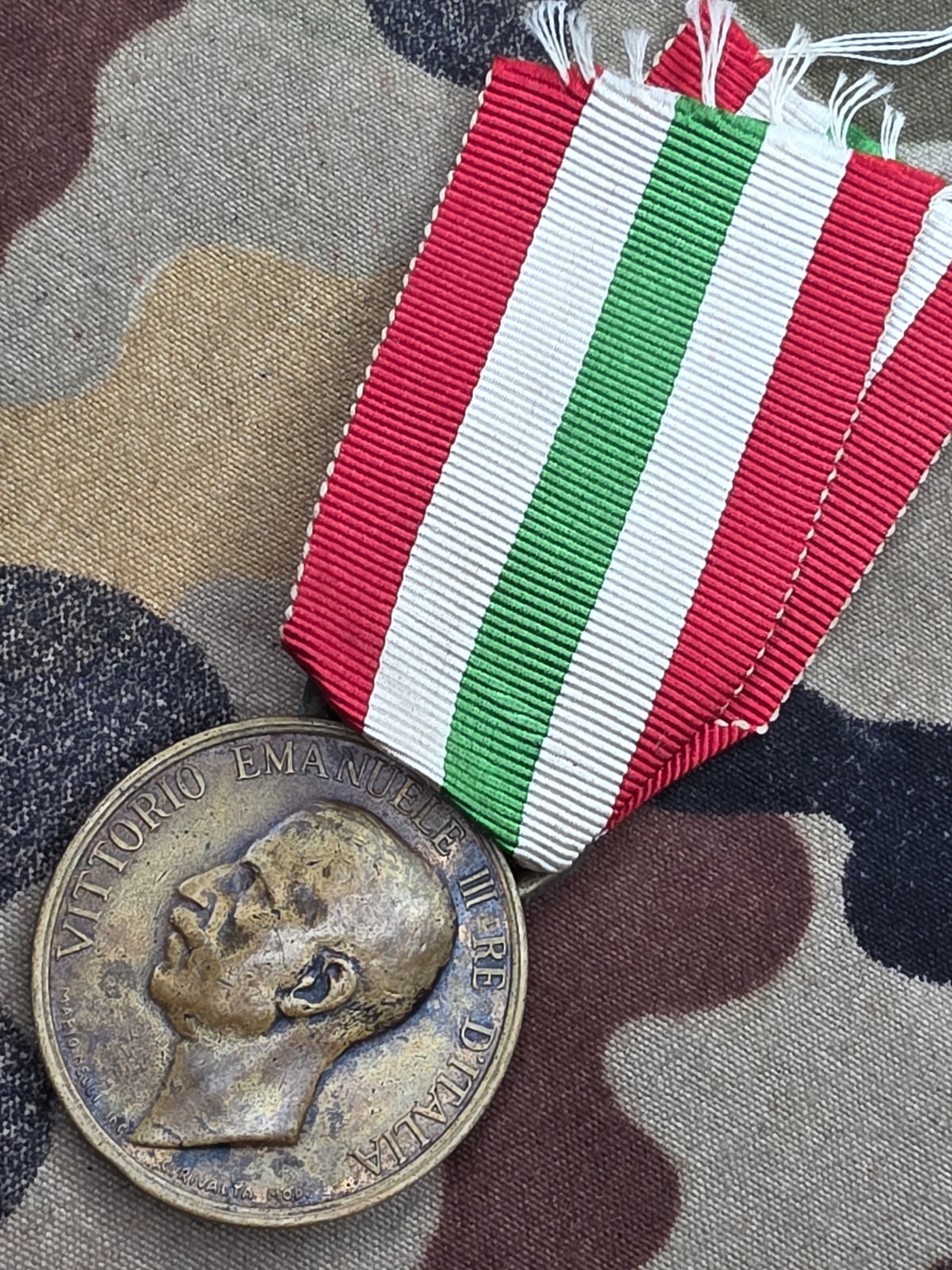 Commemorative Medal of the Unification of Italy 1848 - 1918. Italian Pendant.