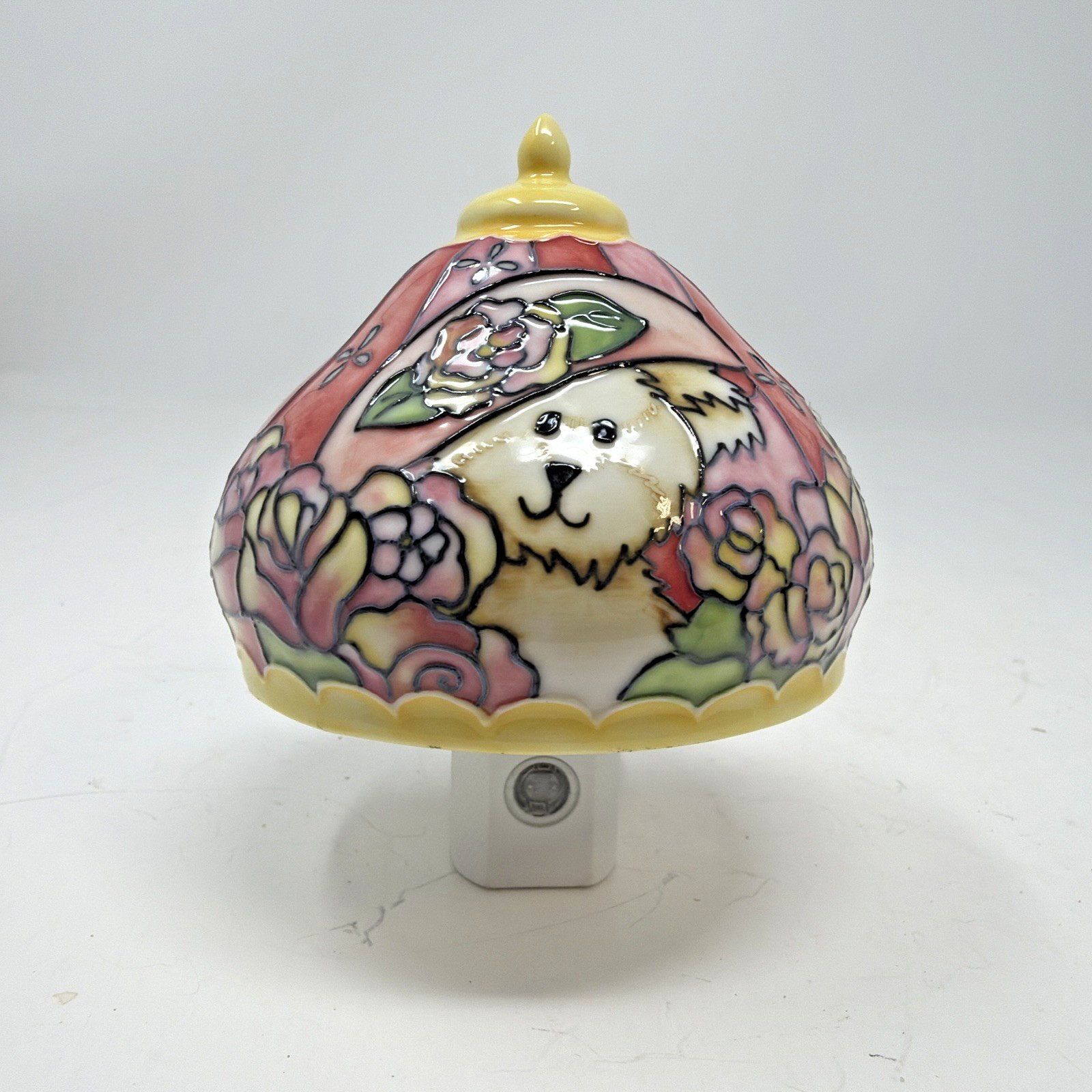 Boyds Bears Glowscapes Collection Evening Rose Nightlight  Works