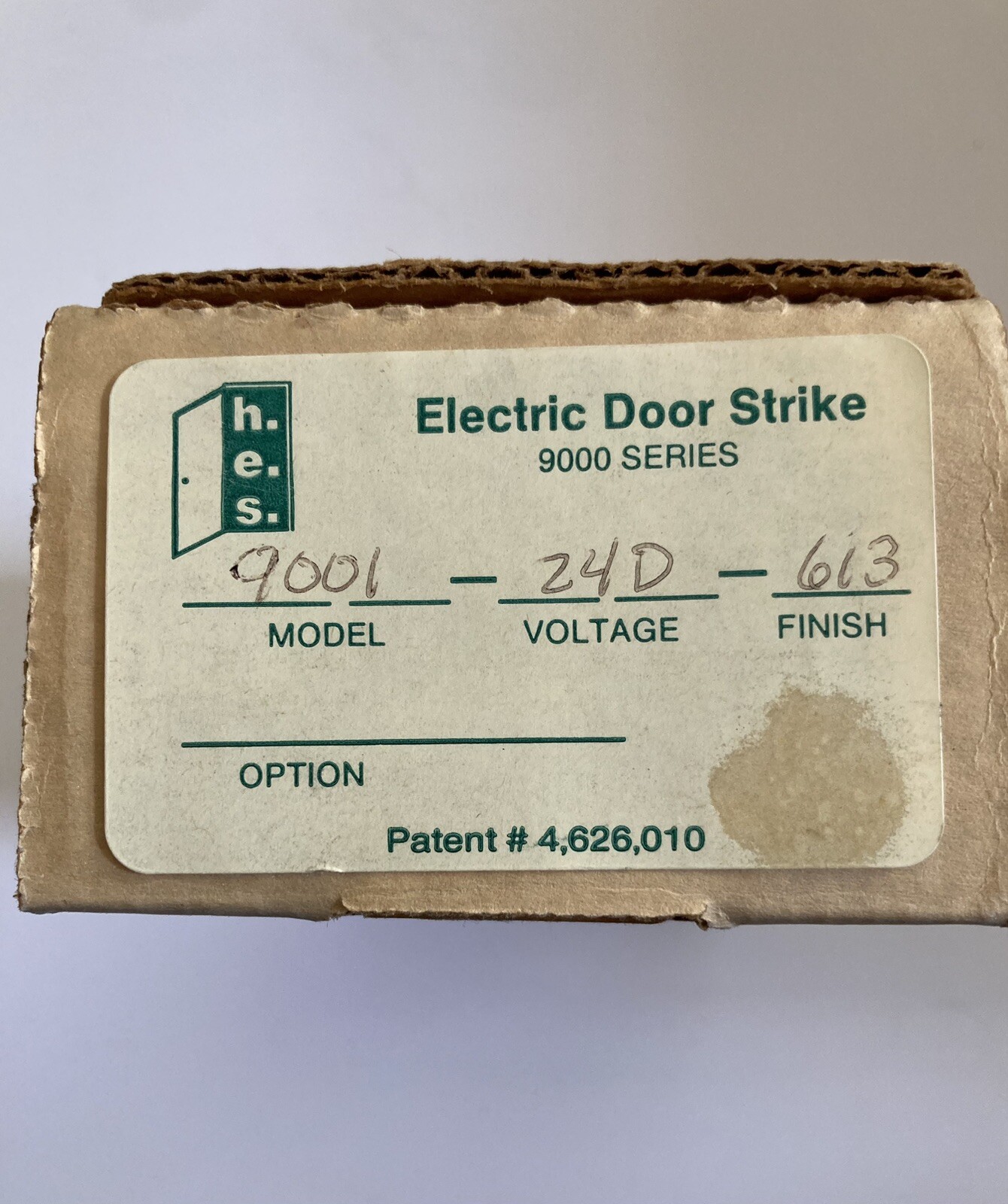 Hanchett Entry Systems (HES) 9001 Model 24D-613 Electric Strike Bronze NOS