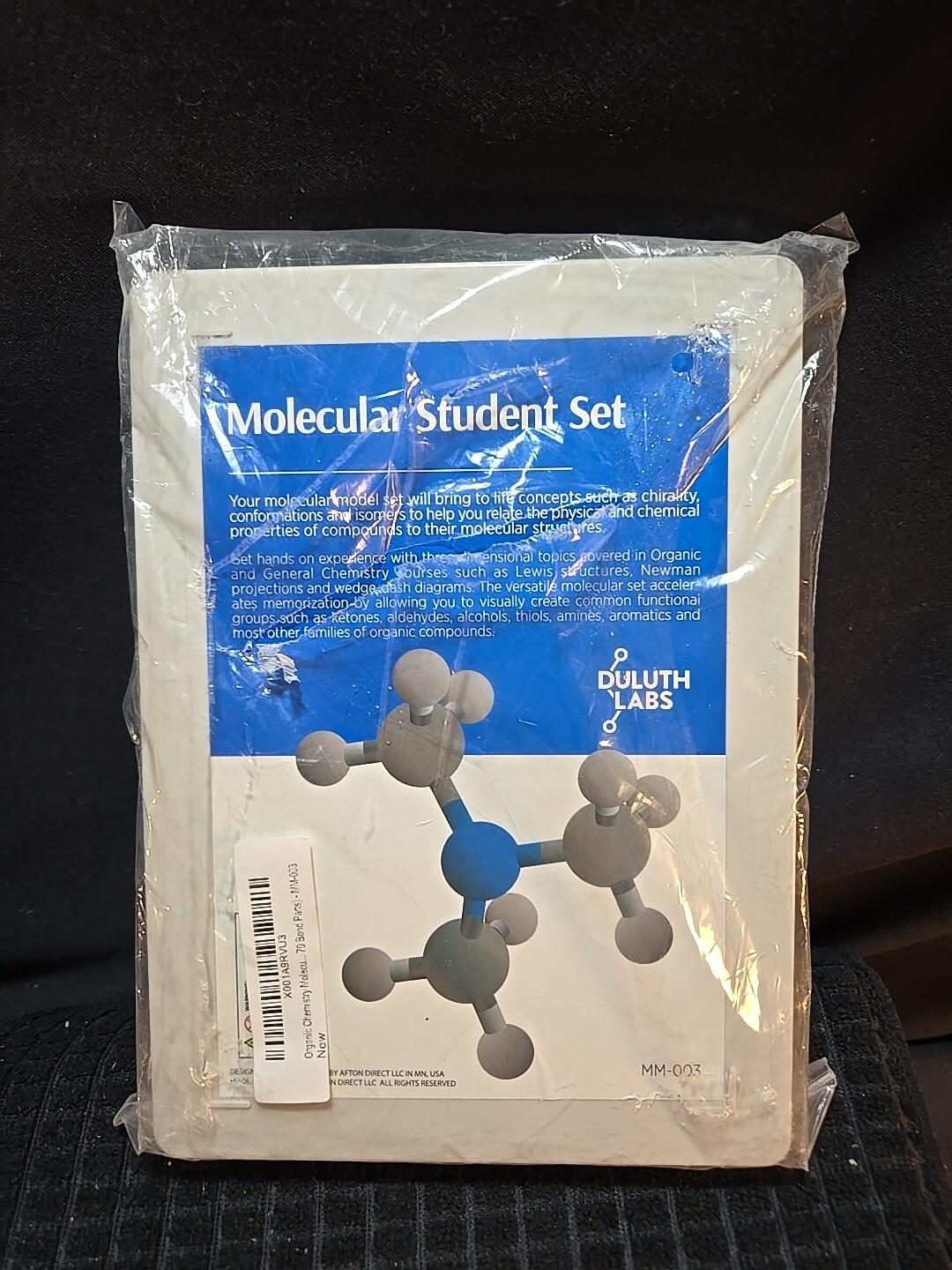 Organic Chemistry Molecular Model Student Kit - (88 Atoms and 140 Bond Parts)