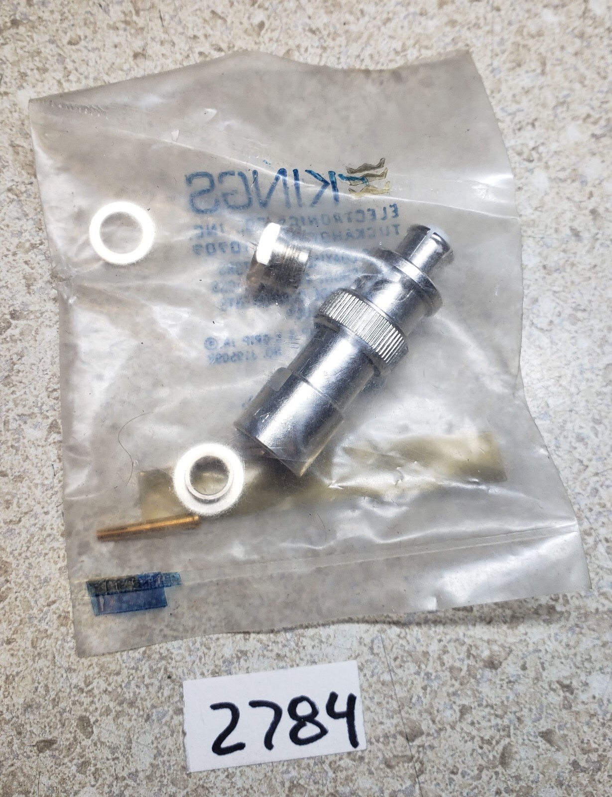 NEW! Kings 1702-14 SHV Male Plug  5000VDC