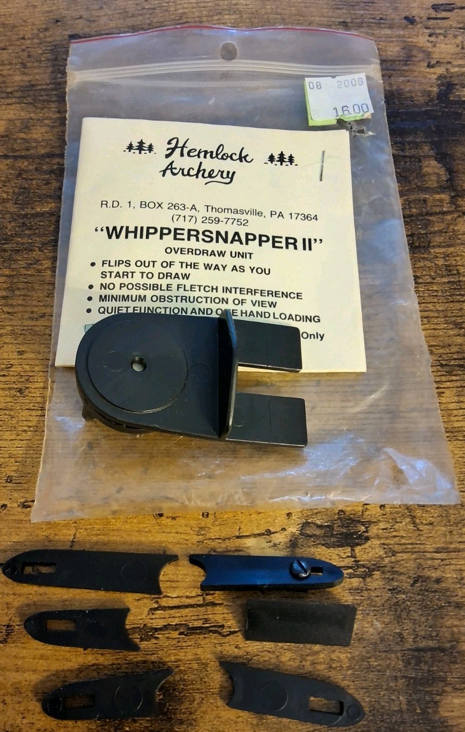 Hemlock Archery Whippersnapper II Overdraw Unit Right Hand