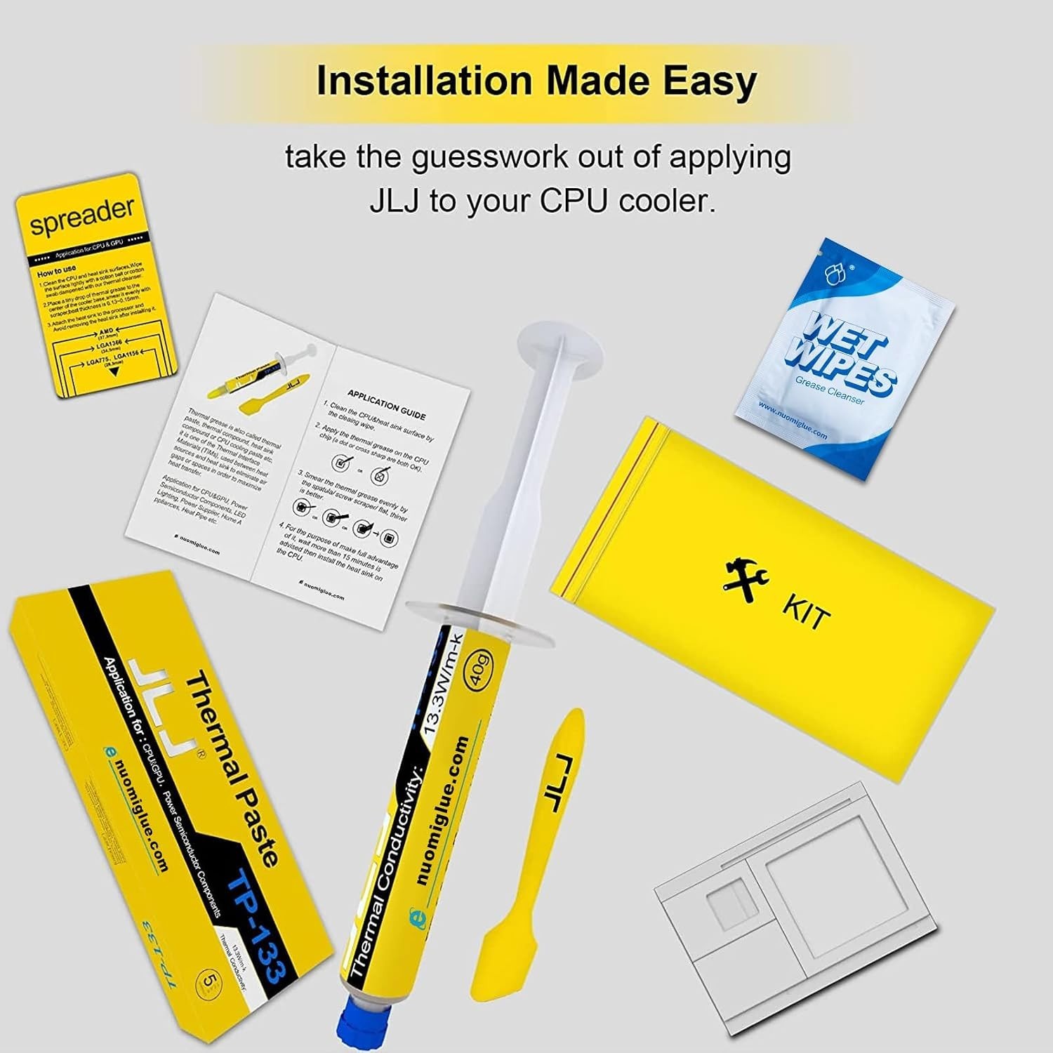 Broad Compatibility Thermal Paste - Easy to Apply, Durable