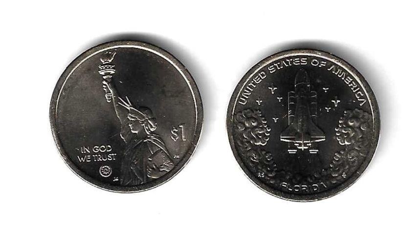 2025 P&D AMERICAN INNOVATION DOLLARS (FL) - UNCIRCULATED FROM U.S. MINT ROLLS