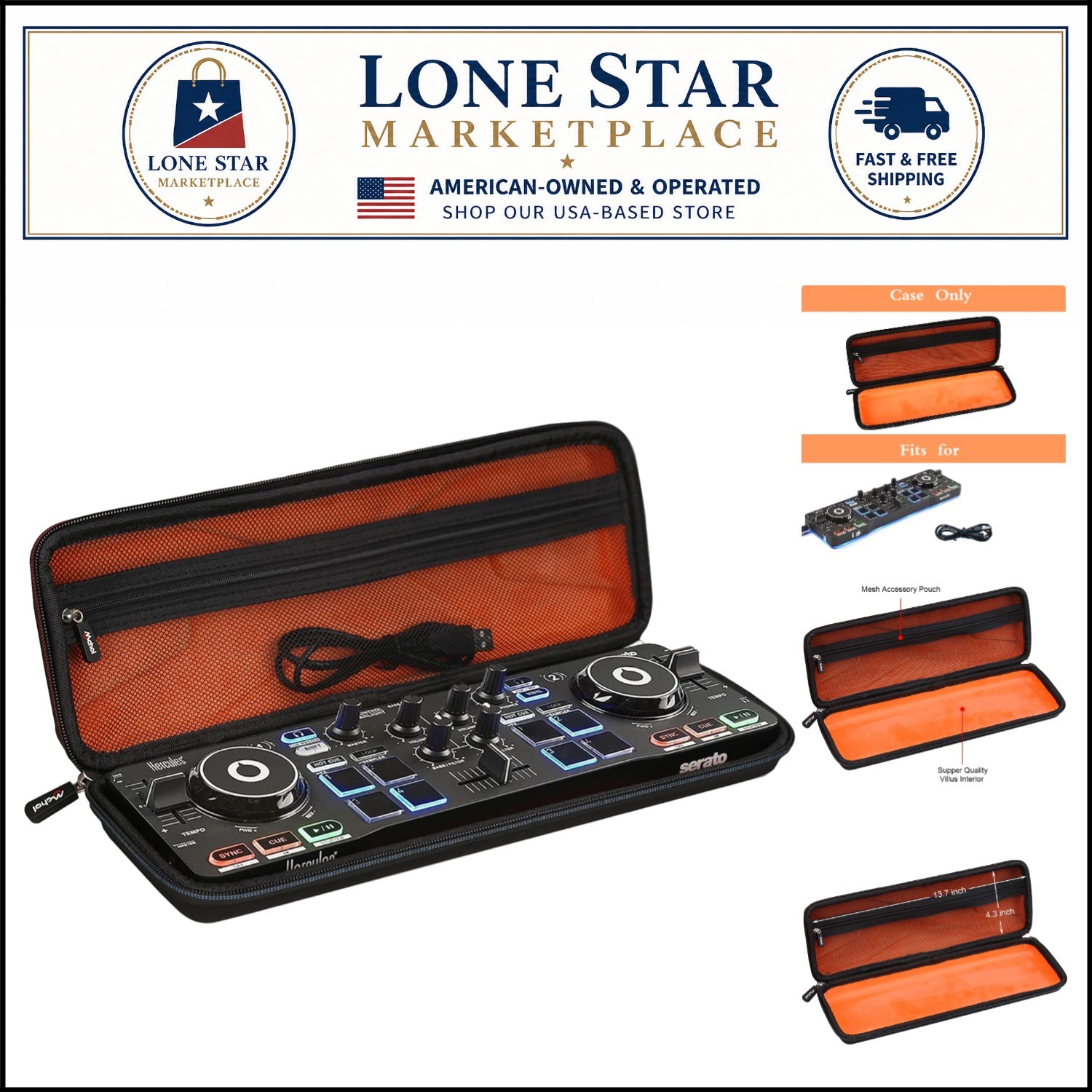 Custom-Fit Hard Case for Hercules DJControl - Protect Your Gear in Style