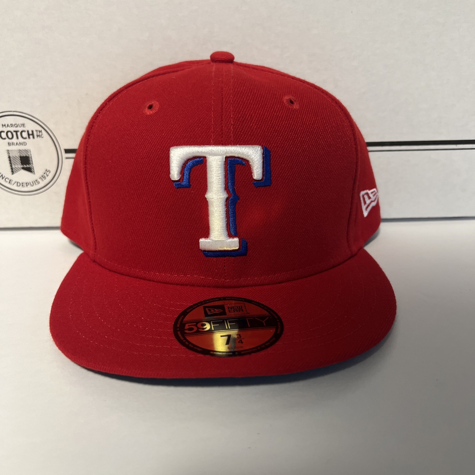 New Era 59FIFTY Texas Rangers Red Hat Multiple Sizes