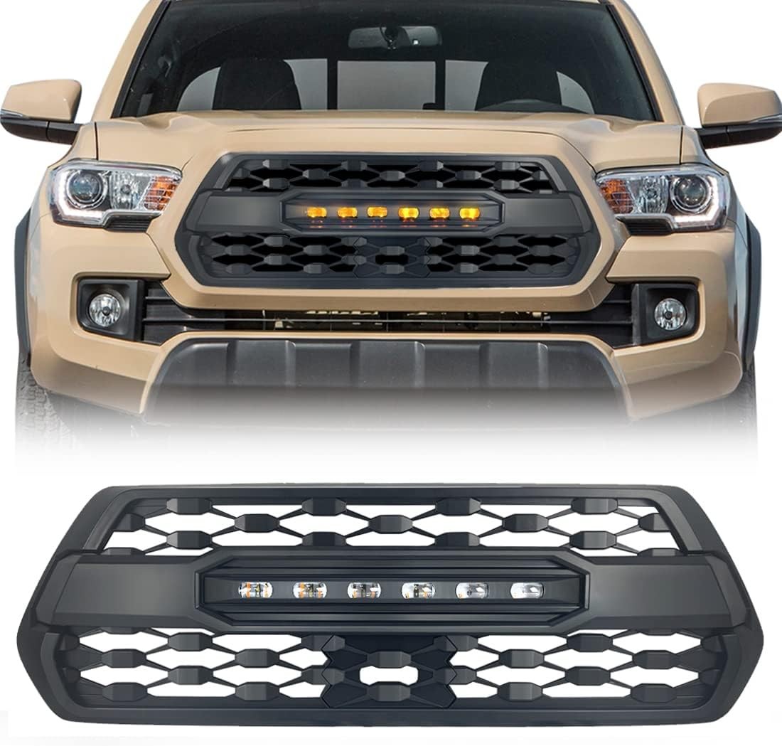 TRD Pro Style Grille Compatible with Tacoma 2016 2017 2018 2019 2020 2021,