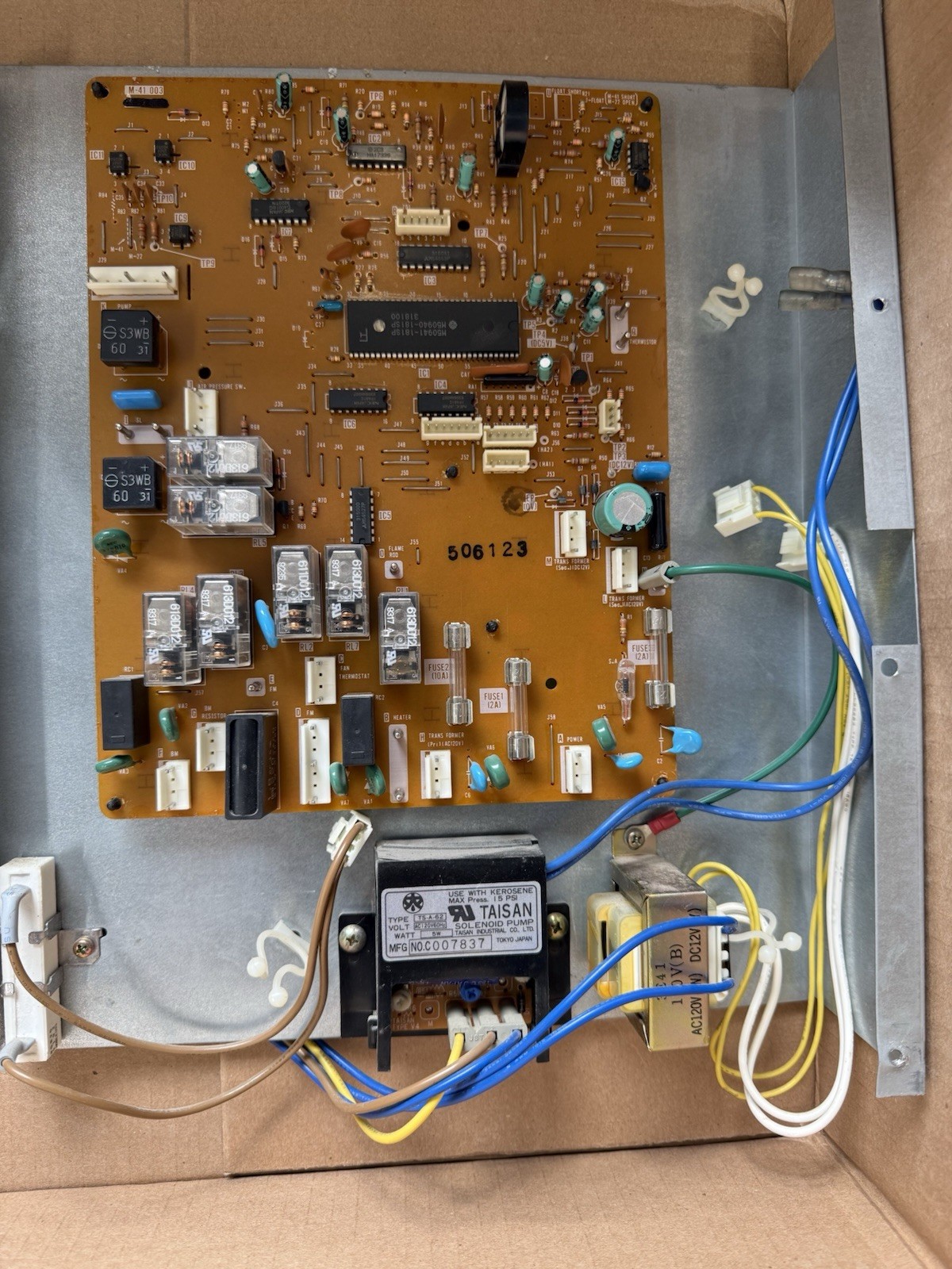 Monitor MPI 41 Kerosene Heater Control Computer Mother Board W/ Control Panel