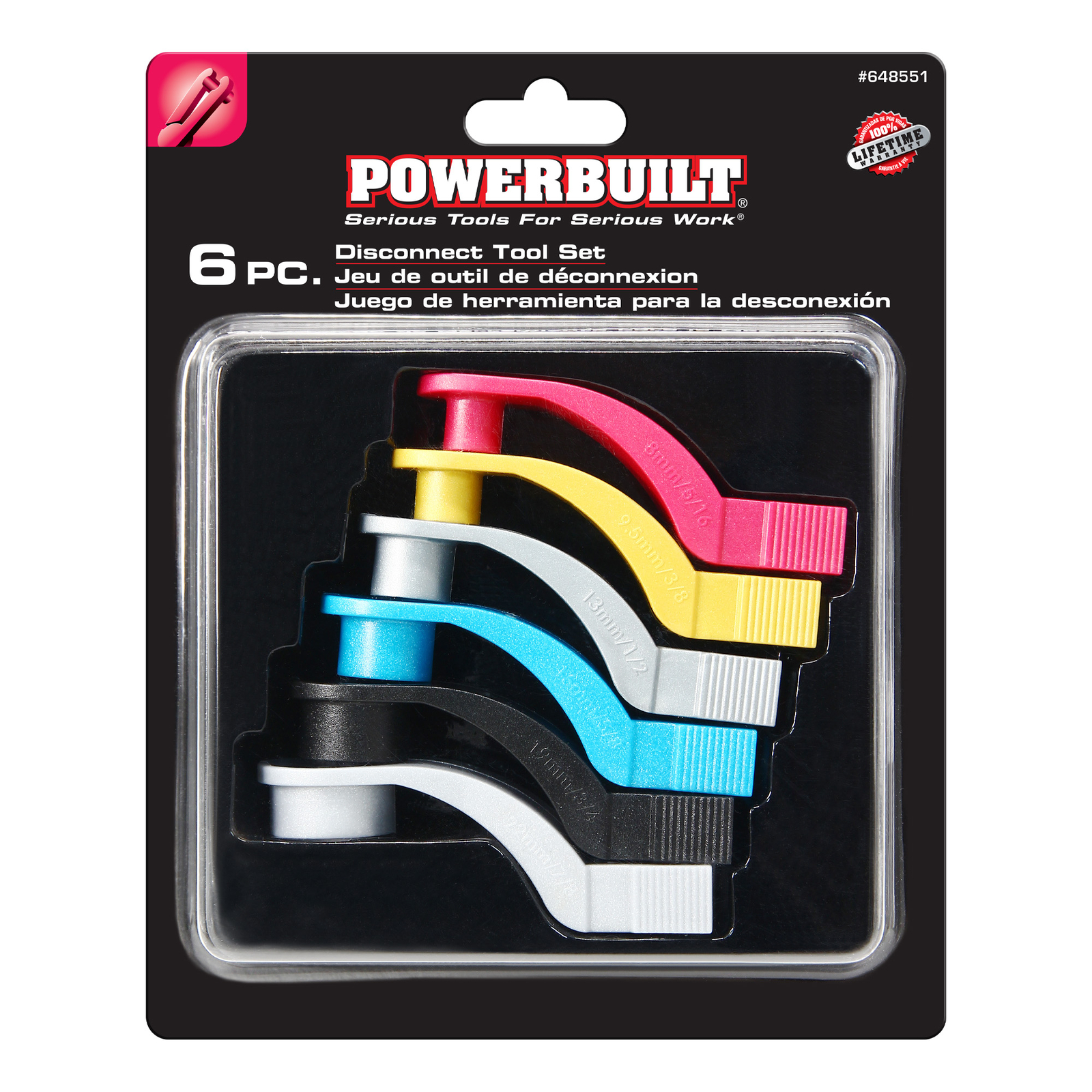 Powerbuilt 6 Piece Disconnect Tool Set - 648551