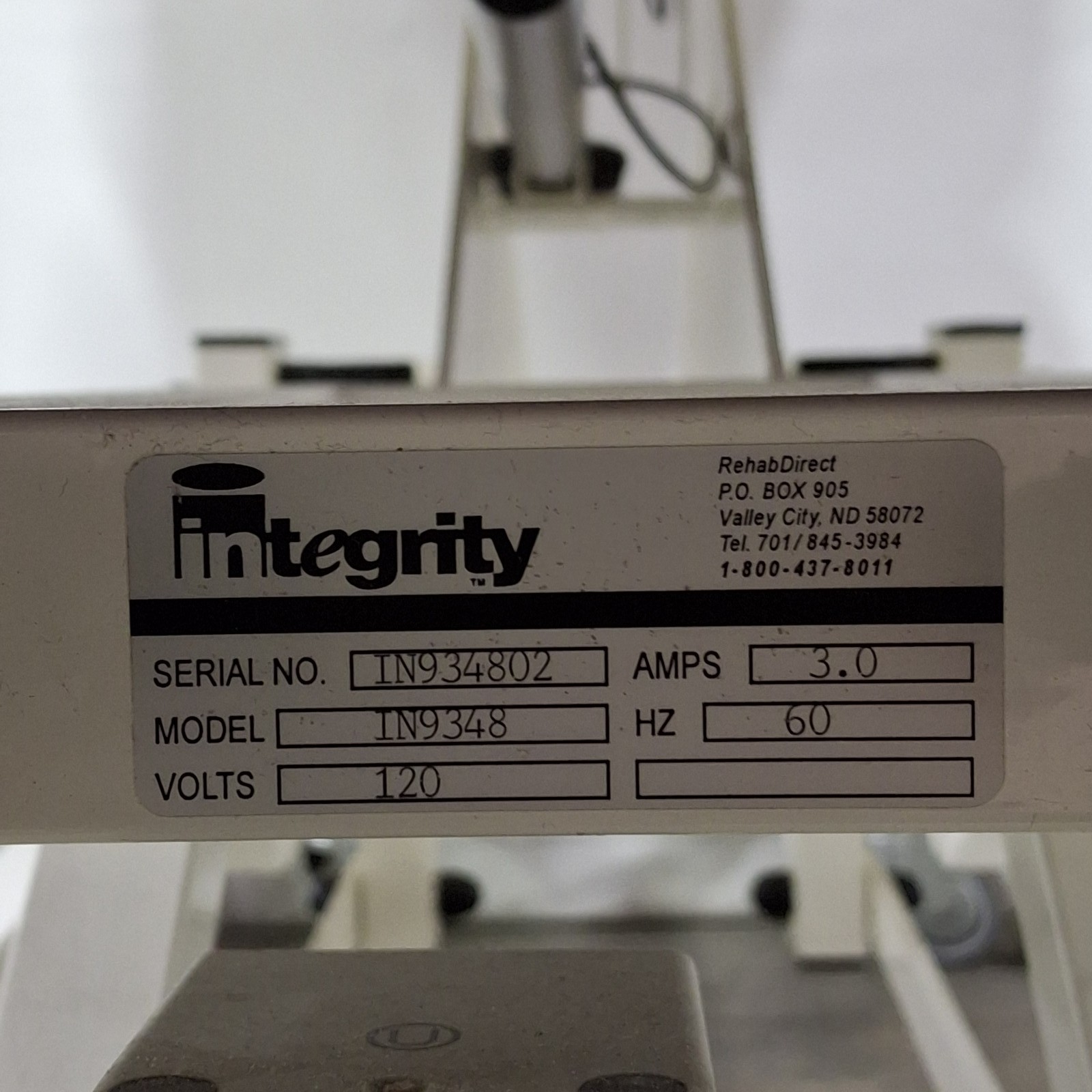RehabDirect Integrity Treatment Table