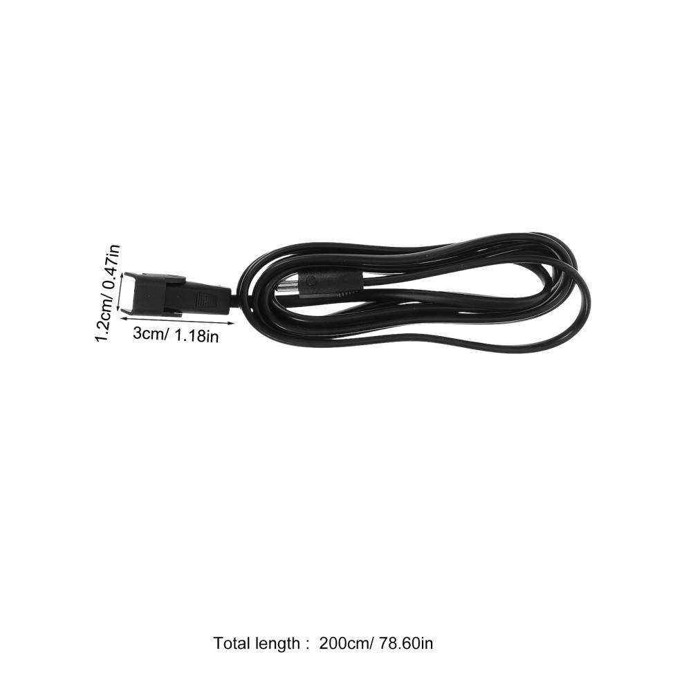 Power Extension Cord Replacement For Recliner Chair Controller Cable 2 M Black