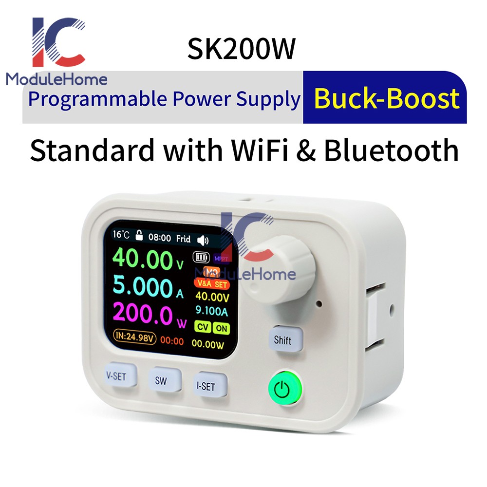 SK200W CNC Buck-Boost Adjustable Power Supply Dual System Bluetooth WIFI Control