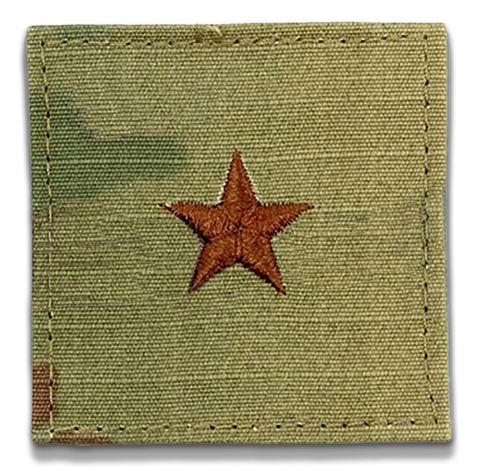 US Air Force Brigadier General 2x2 OCP Spice Brown w/ Hook Fastener (each)