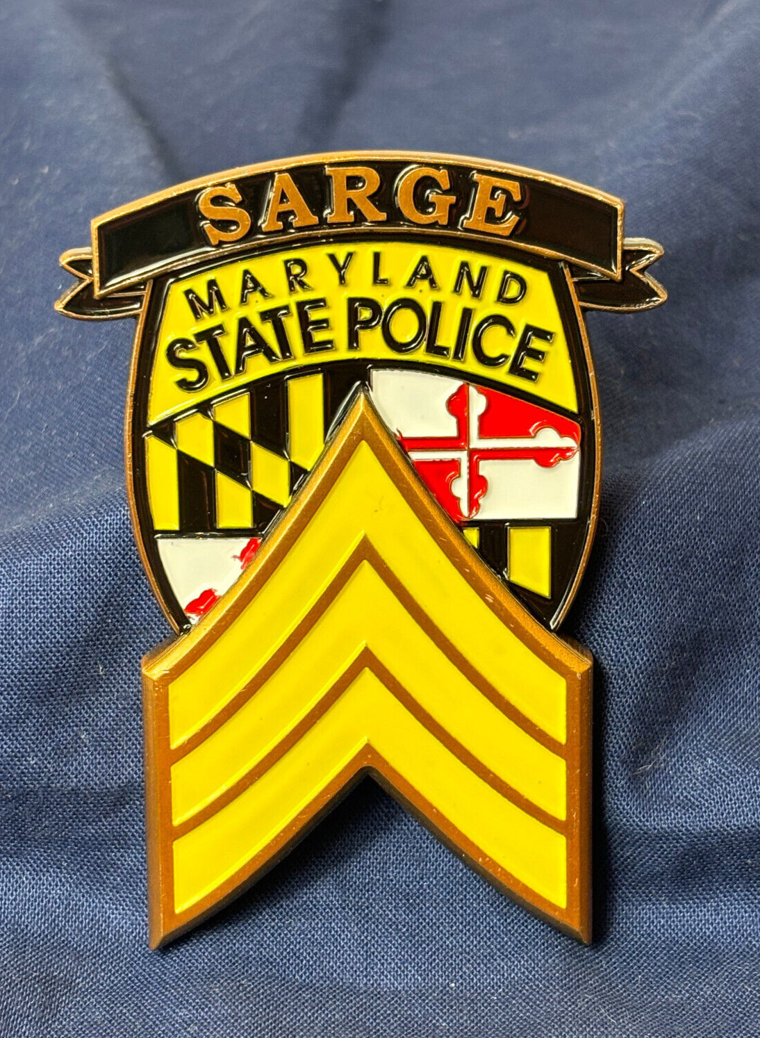 Maryland State Police Challenge Coin SARGE March 1961 - November 2011