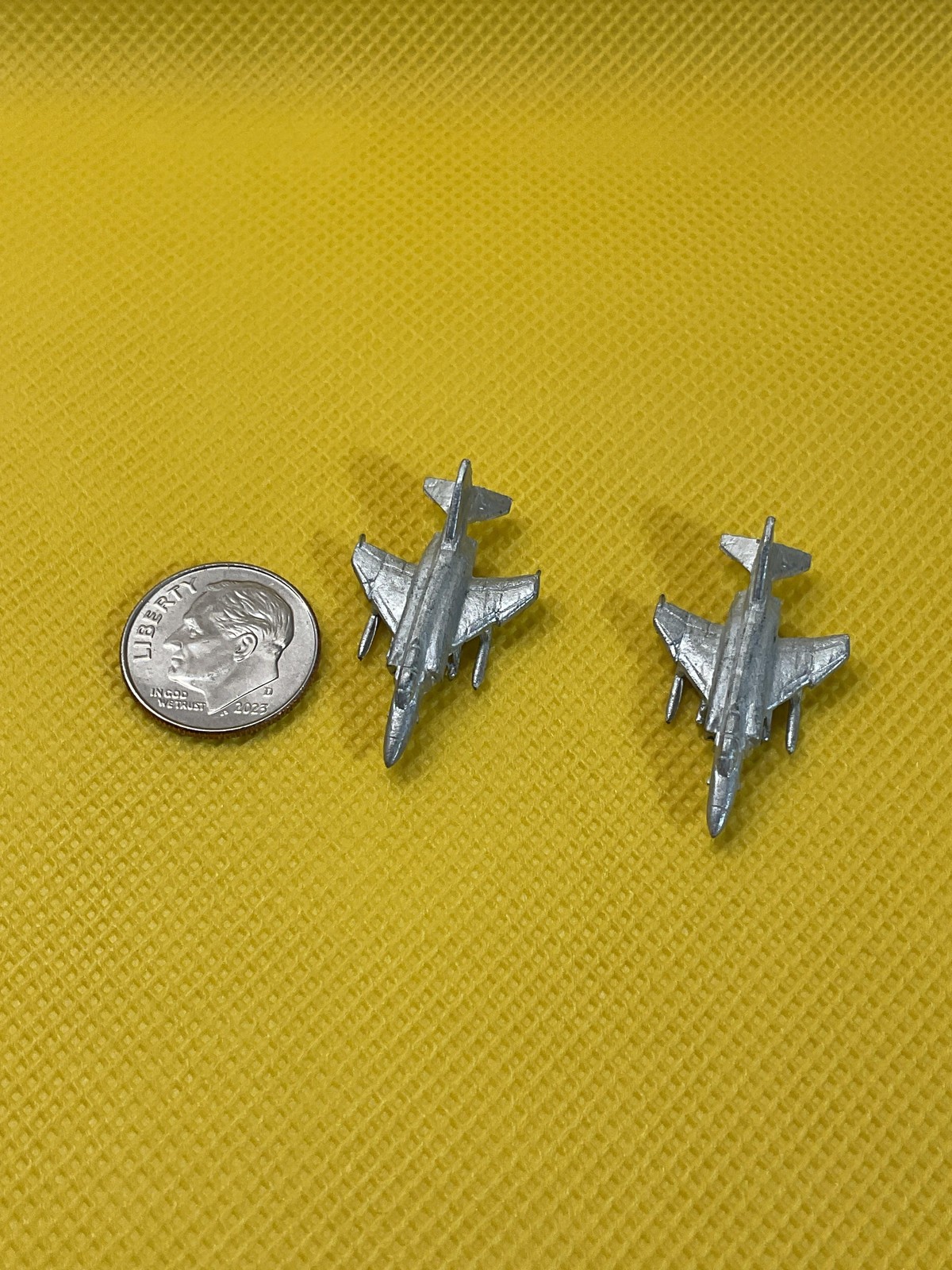 GHQ 1:285 Micro Armor 2 Metal F4E Phantom Jet Aircraft 6mm Miniatures Wargame