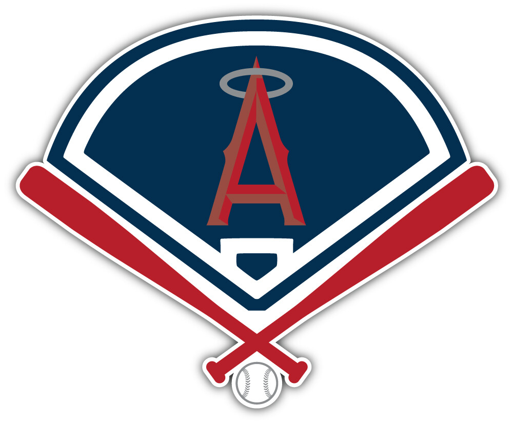 Los Angeles Angels MLB Baseball Sport Logo  Car Bumper Sticker Decal "SIZES''
