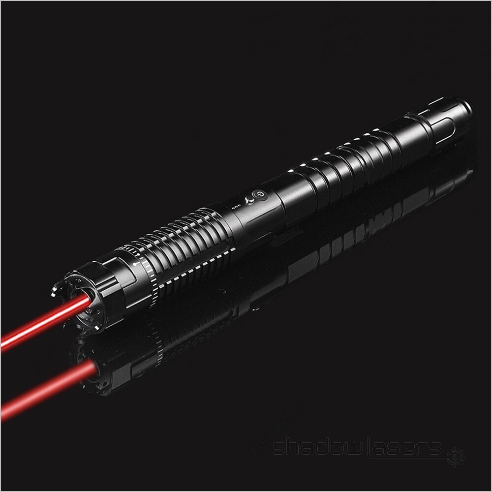 RX7 638nm Adjustable Focus BURNING Red Laser Pointer Visible Laser Torch Beam US