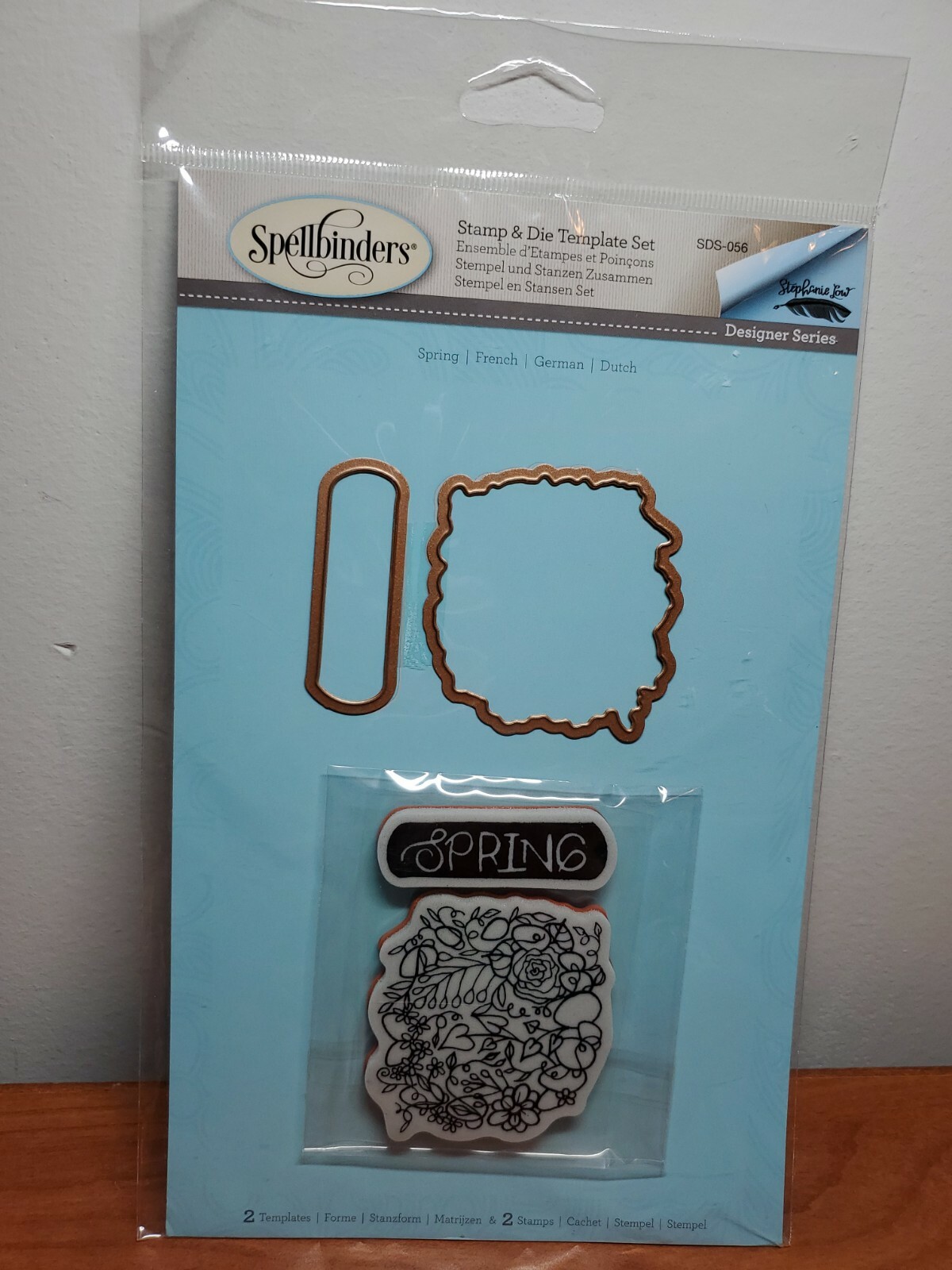 SP1 Spellbinders Spring Stamp & die template set New Stefenie Low