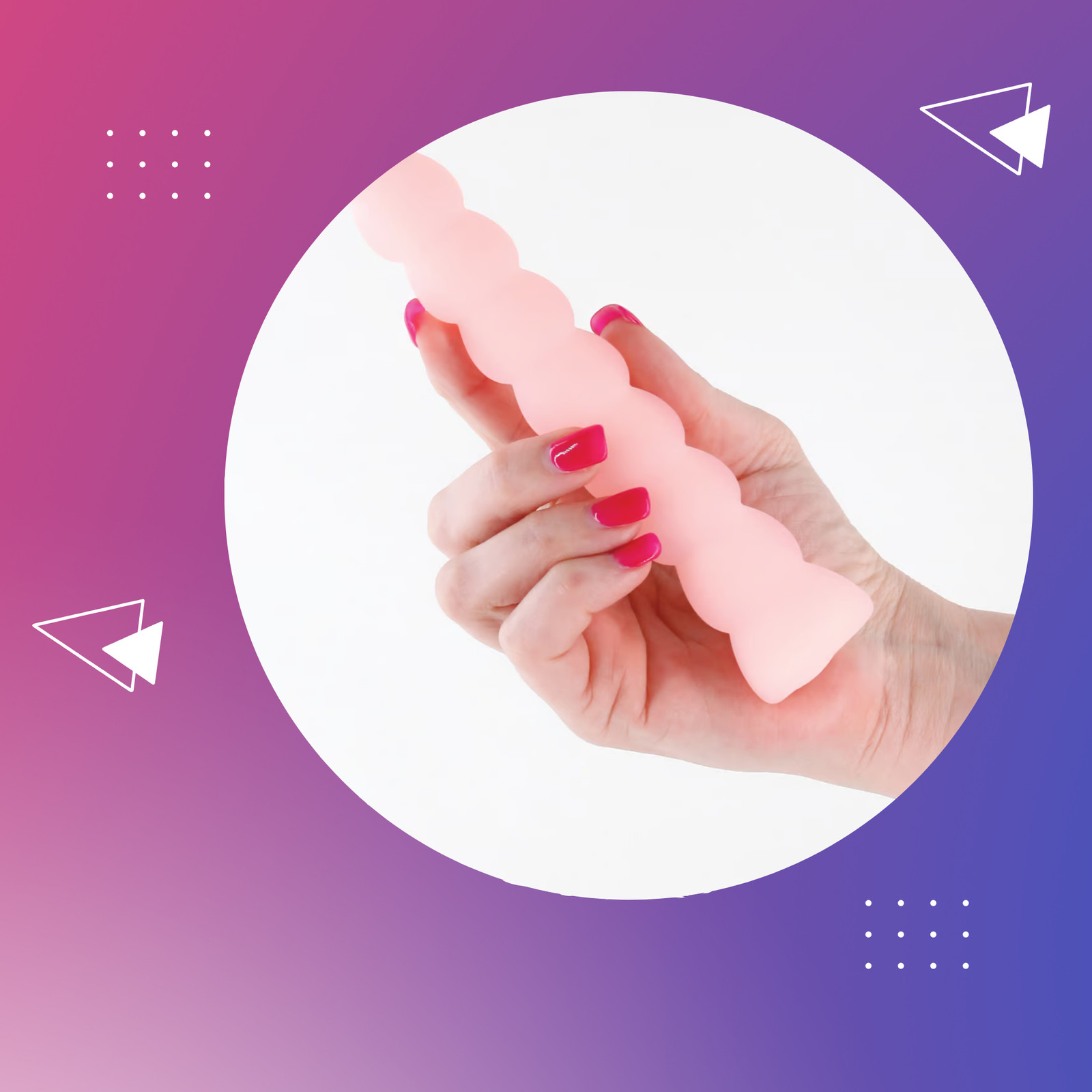 Rechargeable Silicone Ribbed G-spot Clit Vibrator Powerful Multi-speed Vibe