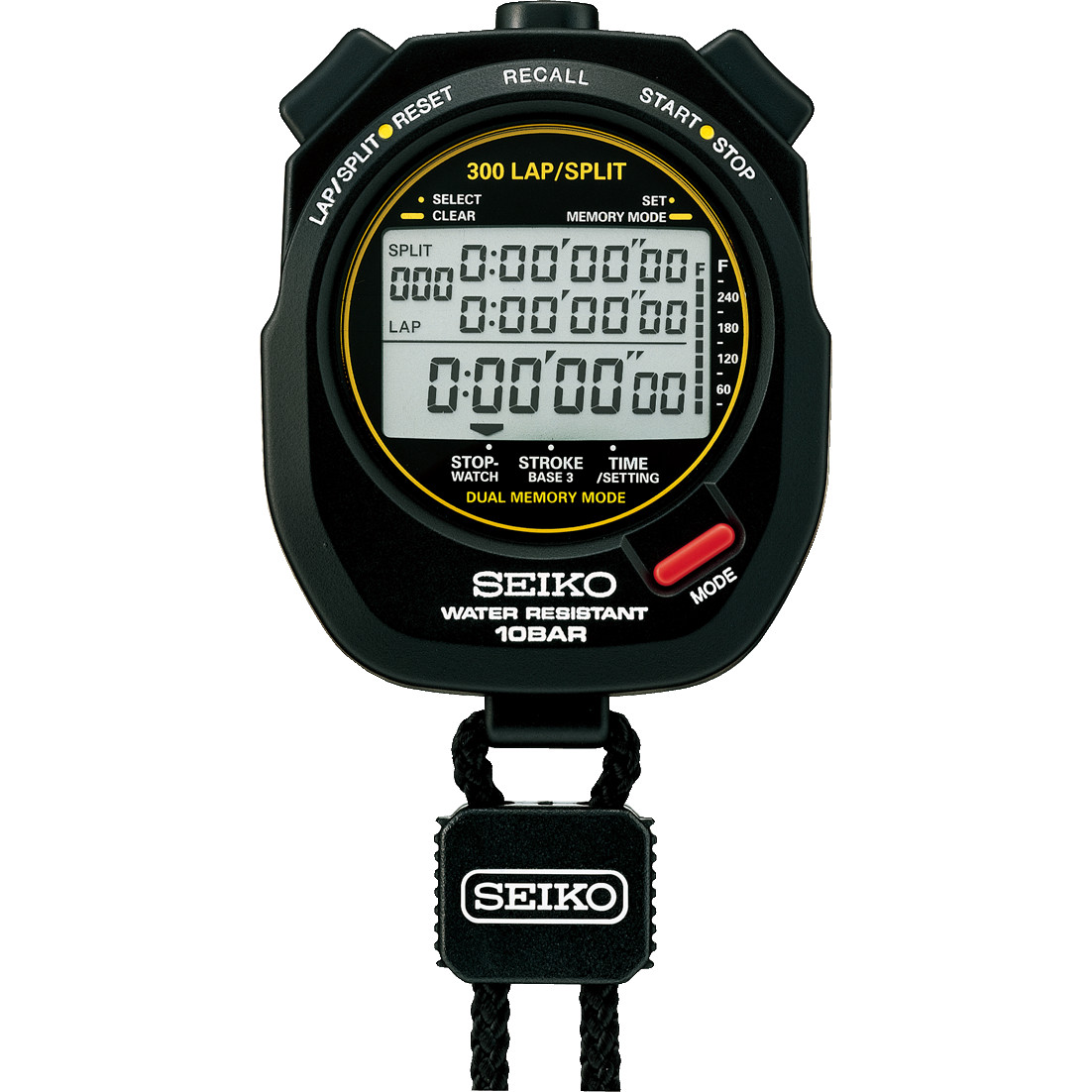 SEIKO SVAS009 Swimming Master Stopwatch Digital S141 100M Water Resistant Japan
