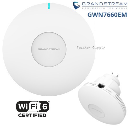Grandstream GWN7660EM WiFi Extender and Access Point WIFI6 Plug in Socket Mesh