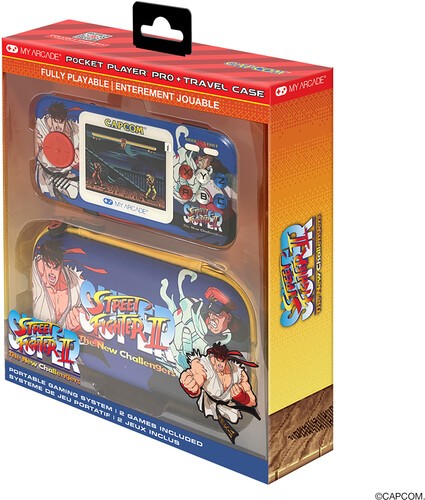 My Arcade - DGUNL-7148 Super Street Fighter II Pocket Player Pro Portable Handhe