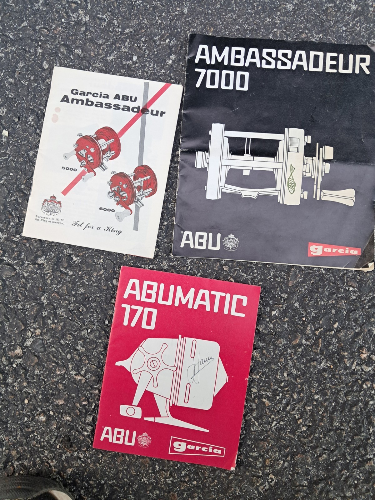 Vintage Abu Garcia Fishing Reel Manuals Lot Of 3