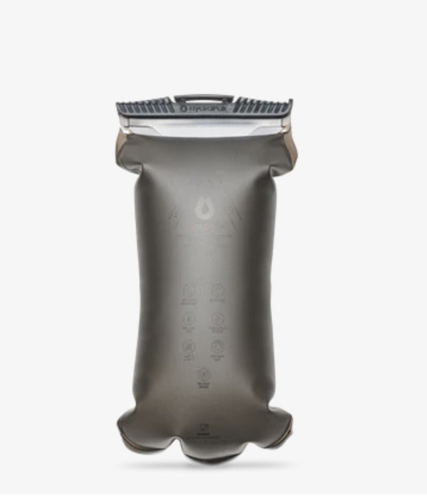 HydraPak Force 2L Hydration Reservoir-Ultra-Durable 2 Liter,  70 Oz. Grey A522