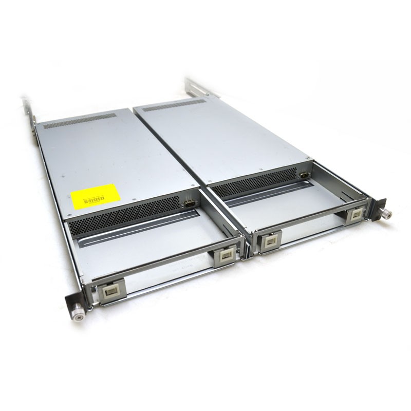 (Lot of 2) HP 372282-001 352 Fiber Channel Loop Switches 12-Port Rack Mount Tray