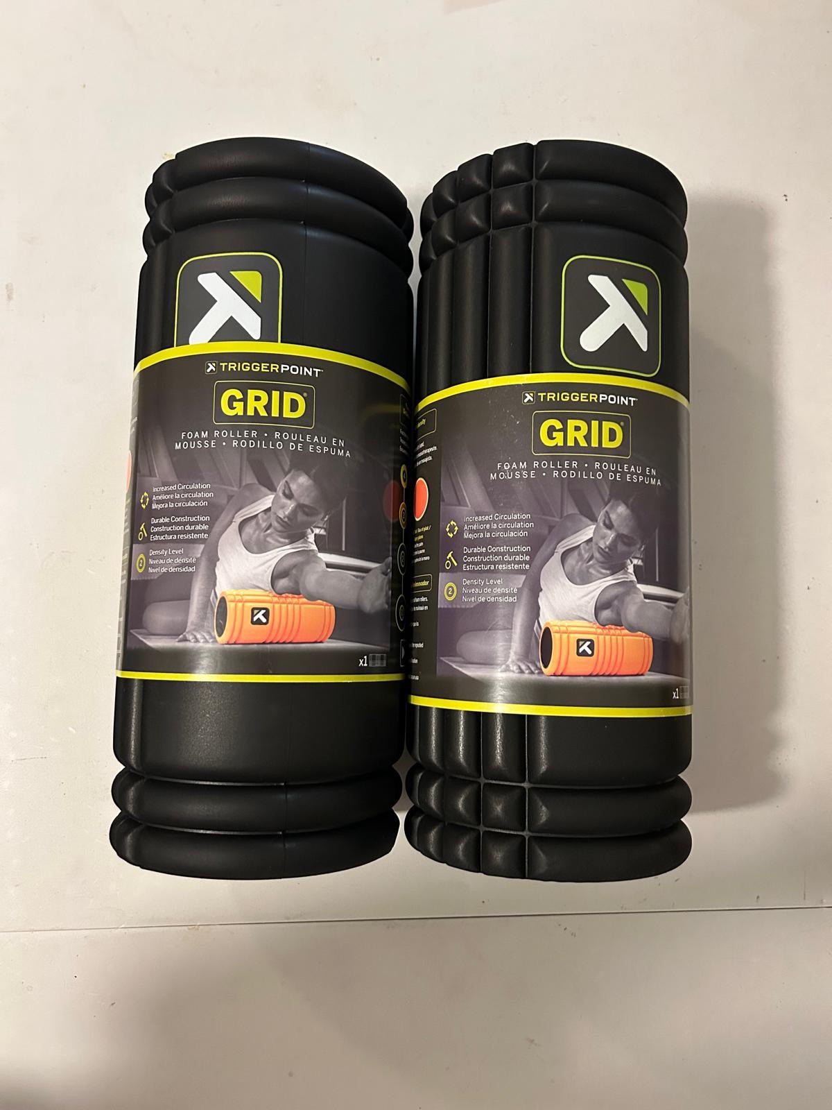 Trigger Point Performance TPT-GRDBW The Grid Black Foam Roller - (PACK OF TWO)