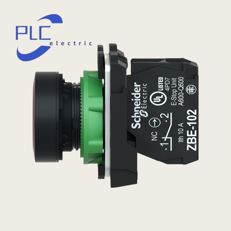 NEW Schneider PUSHBUTTON SWITCH FITS XB5AA45 RED 1NO/1NC SPRING Return