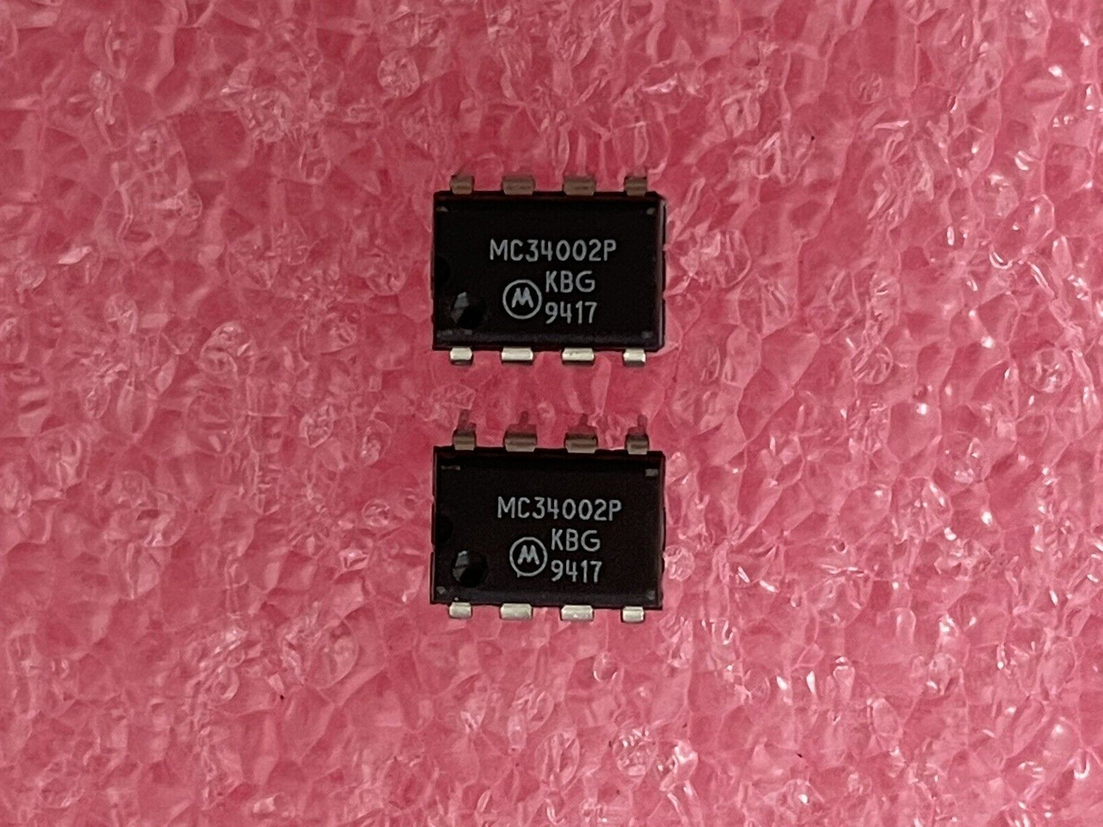 MC34002P IC OP AMP BIPOLAR JFET  8-PIN DIP MOTOROLA          (LOT OF 10)