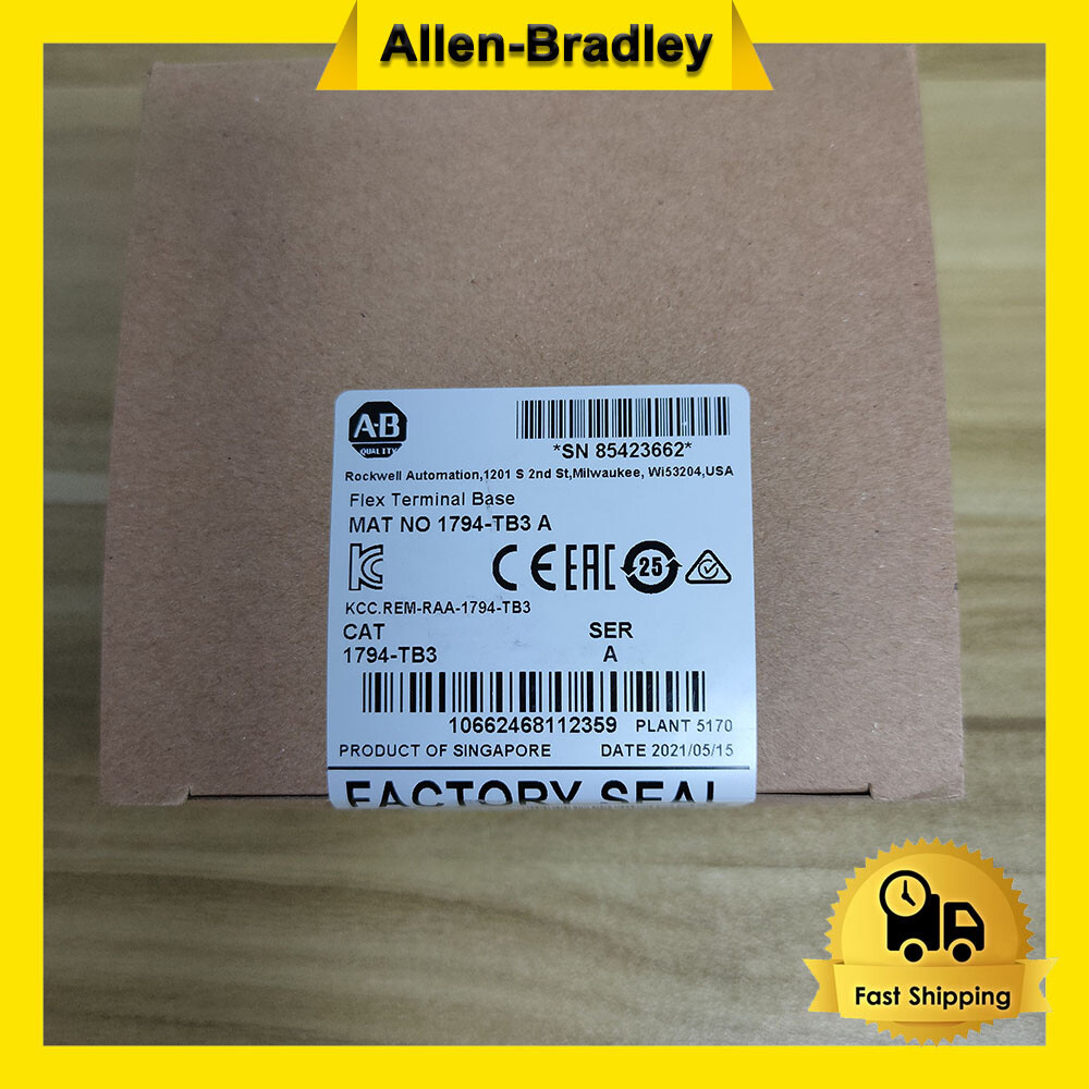 NEW AB 1794-TB3 Sealed Flex Terminal Base Module 1794TB3 PLC 1PC US