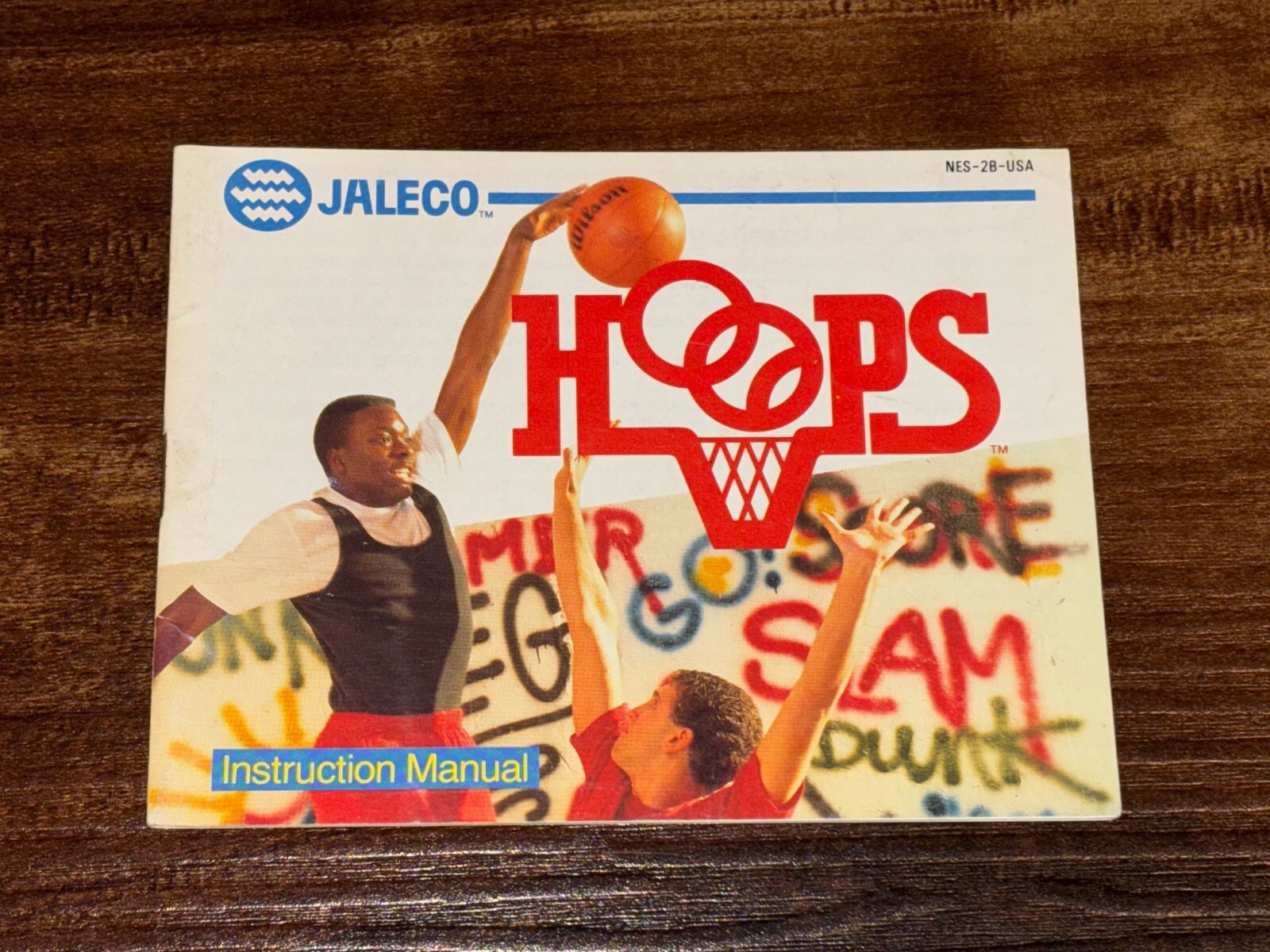 Hoops Basketball Nintendo NES Instruction Manual Only