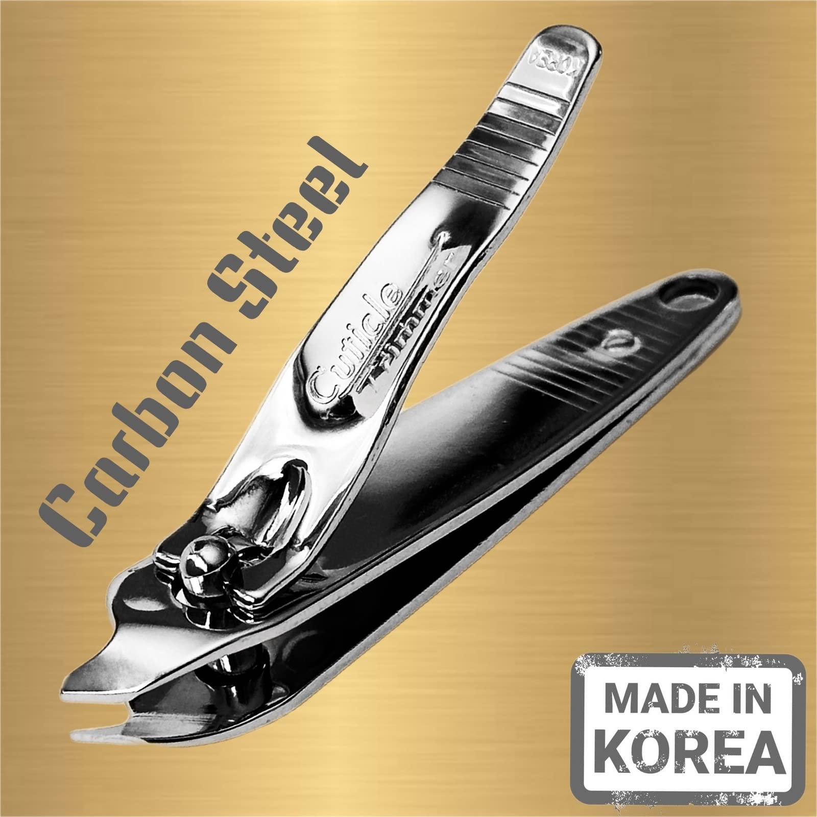 Slanted Edge Nail Clippers & Cuticle Trimmer Side Angle Pedicure Manicure Tool