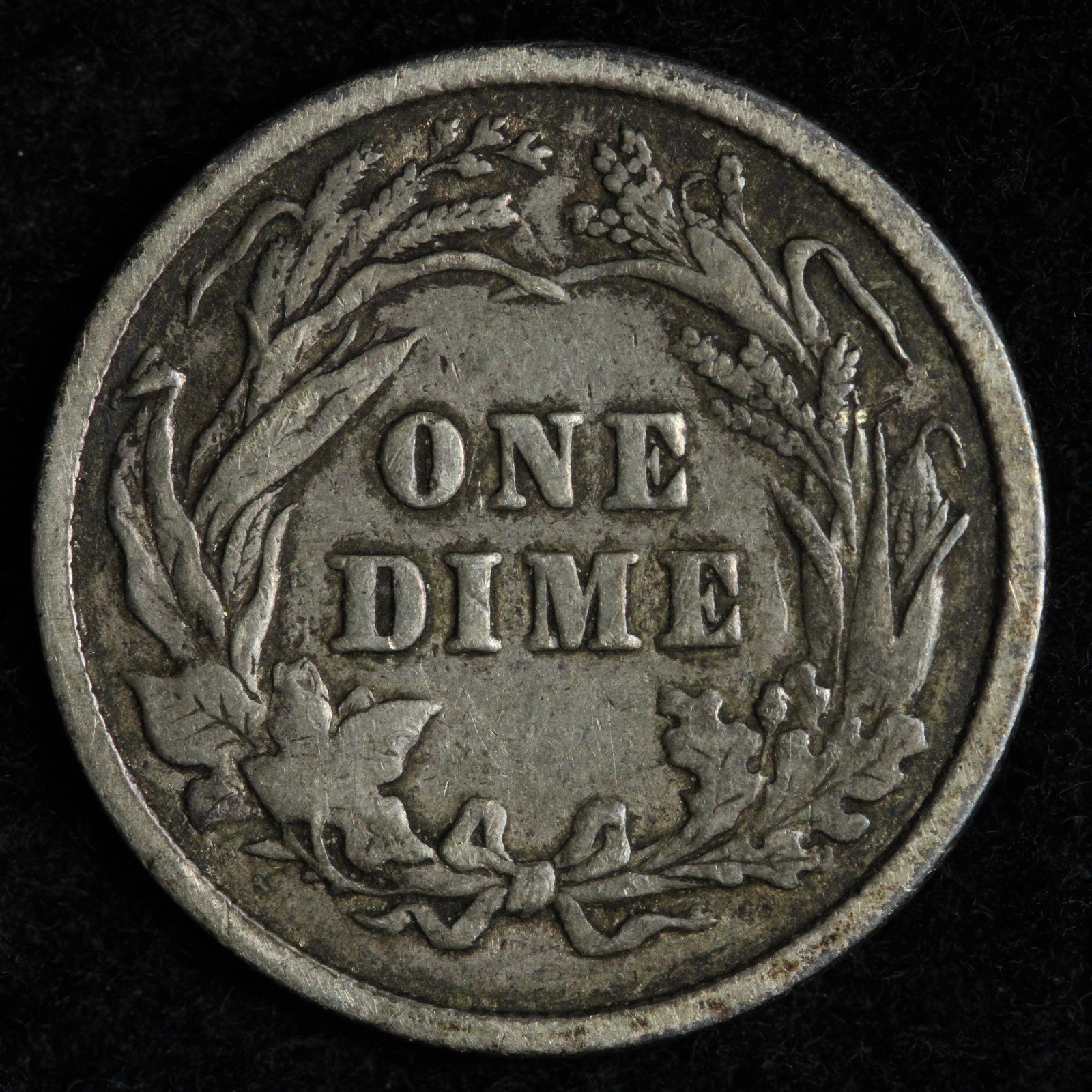 1896 Barber Silver Dime XF E196 GYSMN